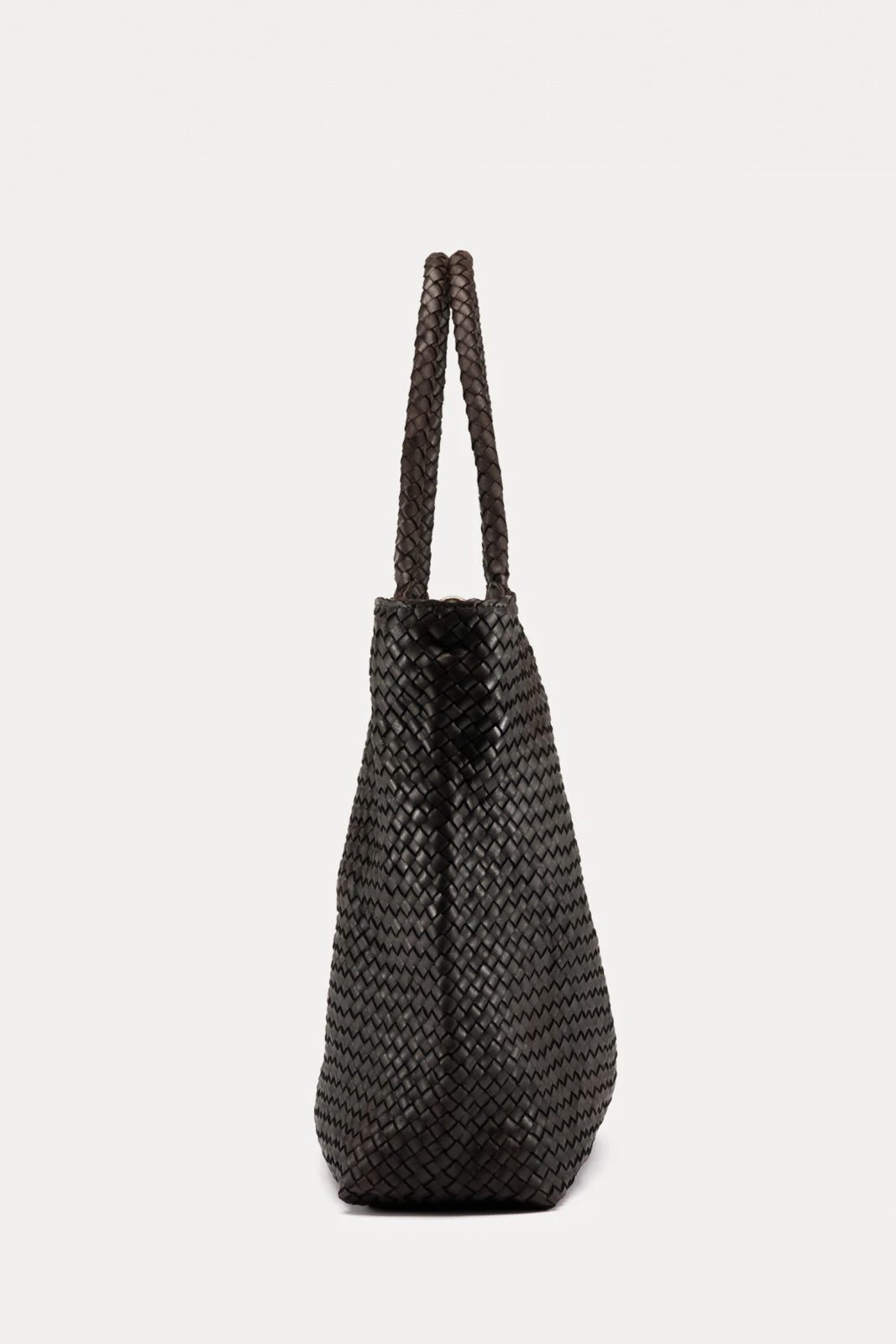 Tote Bag Class | Dark Brown Woven Calf Leather