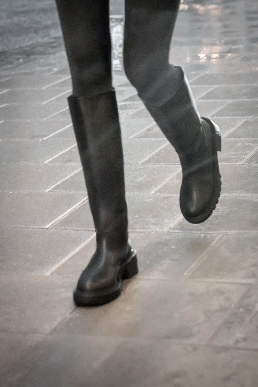 High Boot Malibu | Noble Black Calf Leather