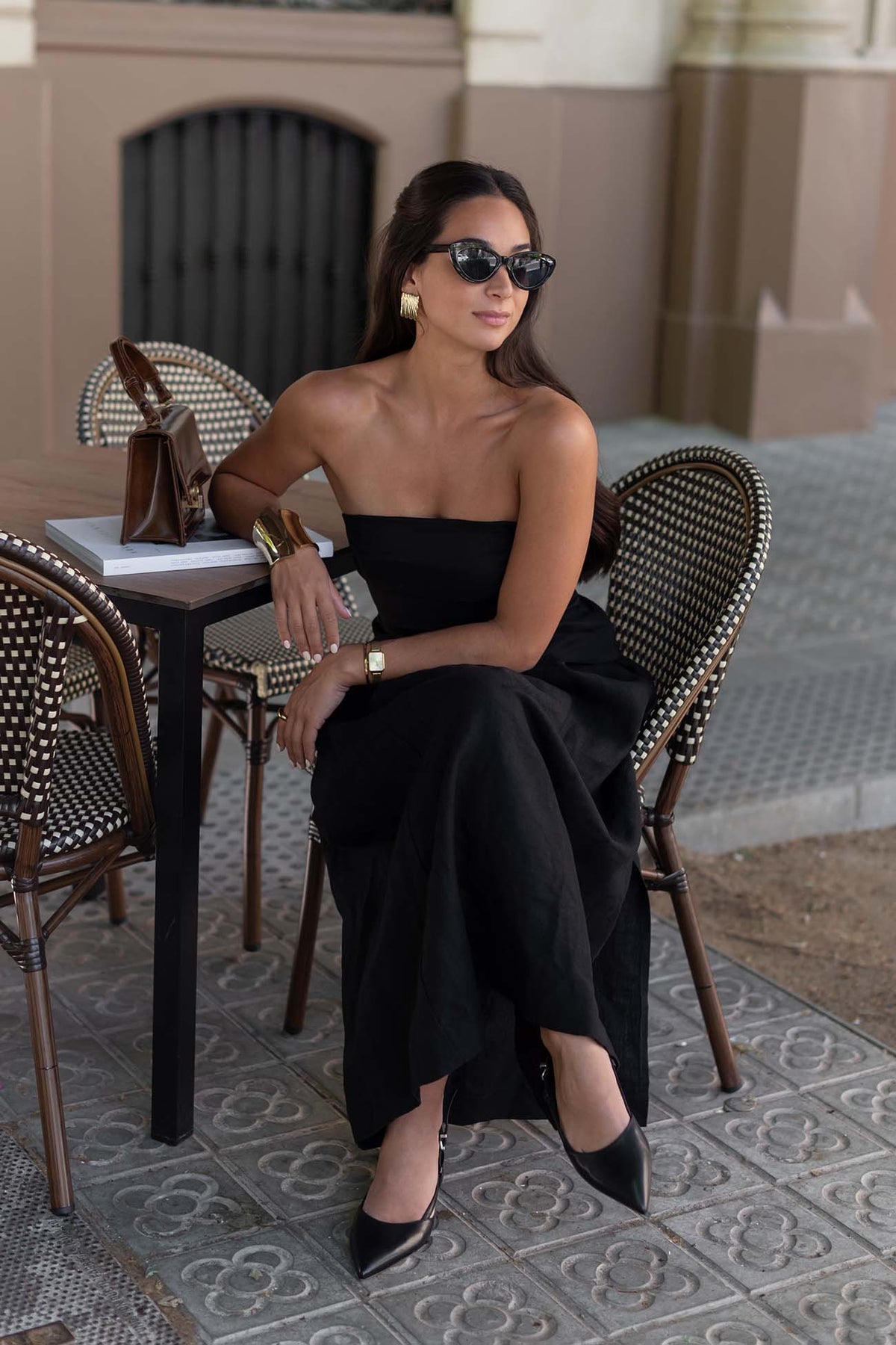 Ballet Flat Wiktoria 172 | Black Leather