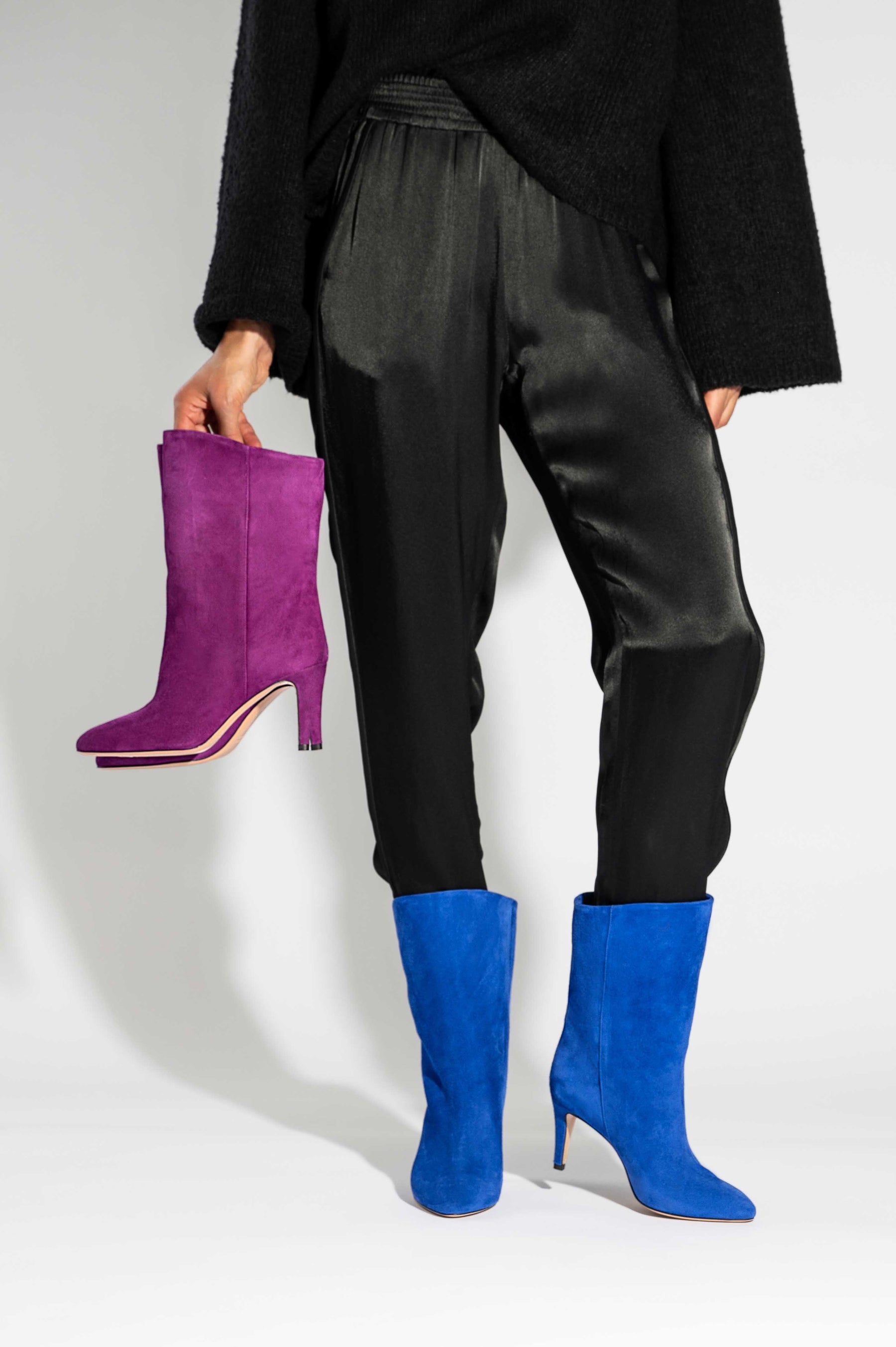 Ankle Boot Sasha | Electric Blue Suede