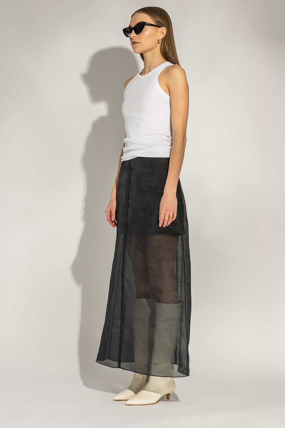 High Boot Palm | White Nappa Leather