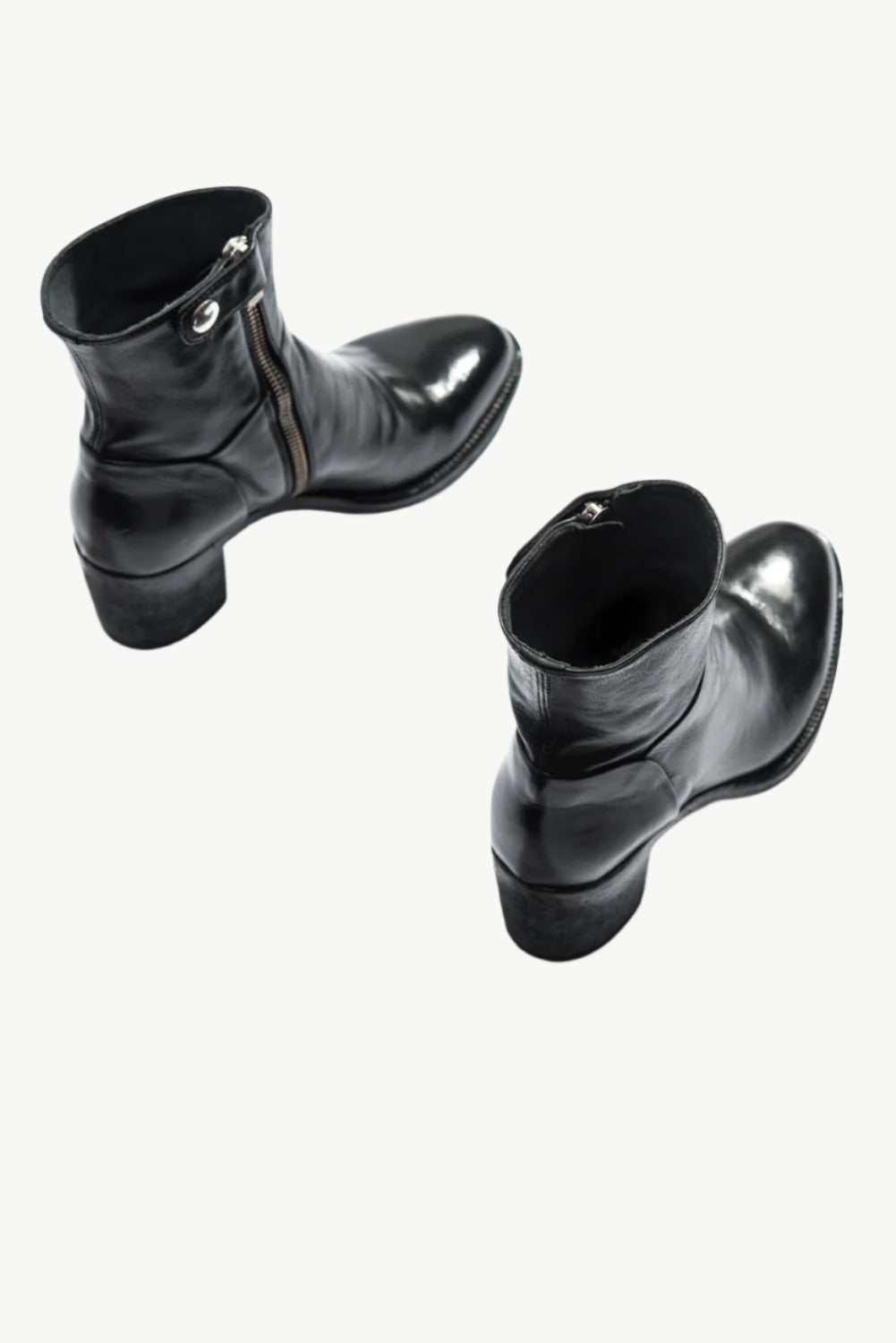 Ankle Boot Sarah | Black Buffalo Leather