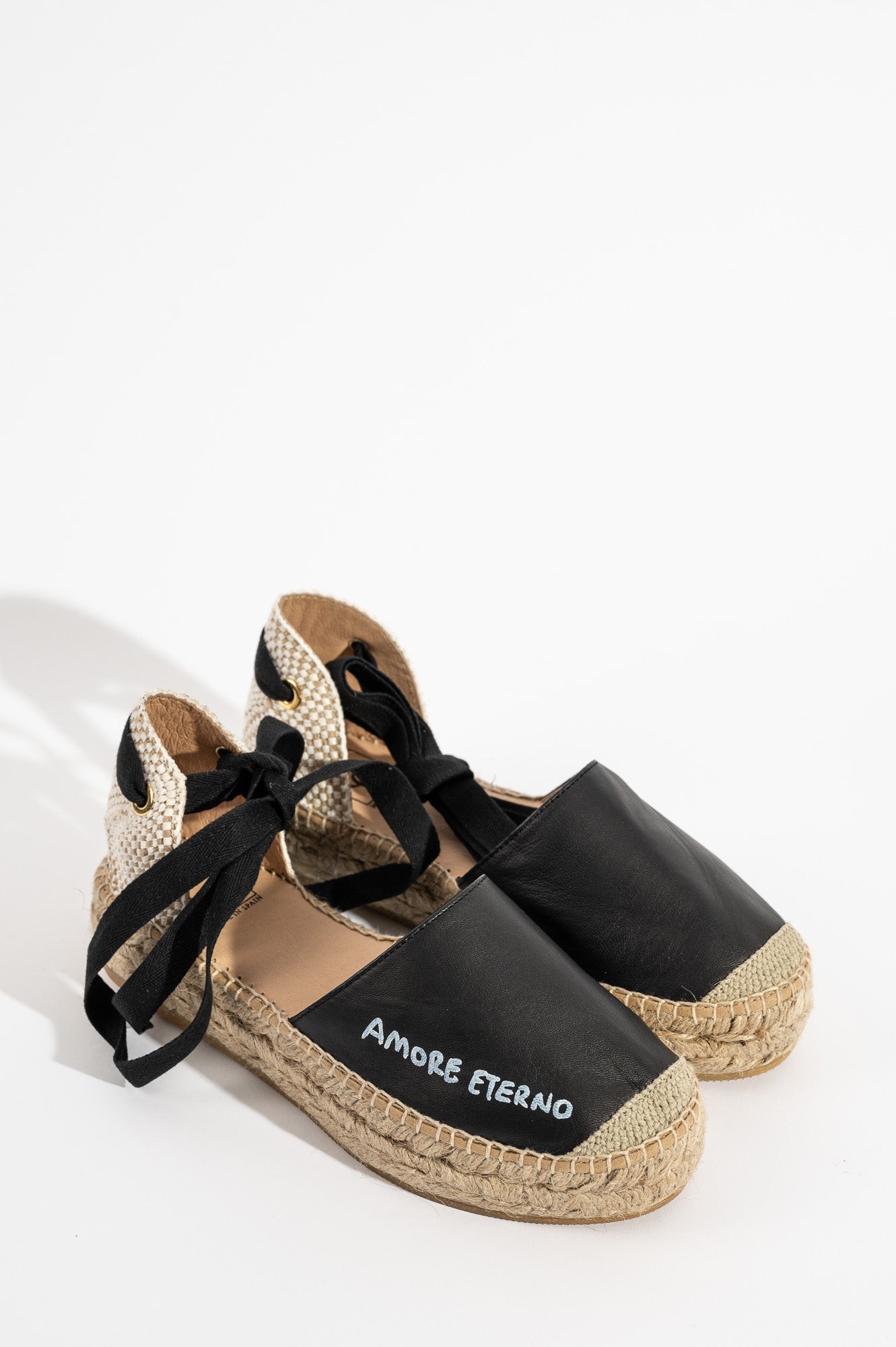 Love Espadrille | Iconic Black Nappa Leather