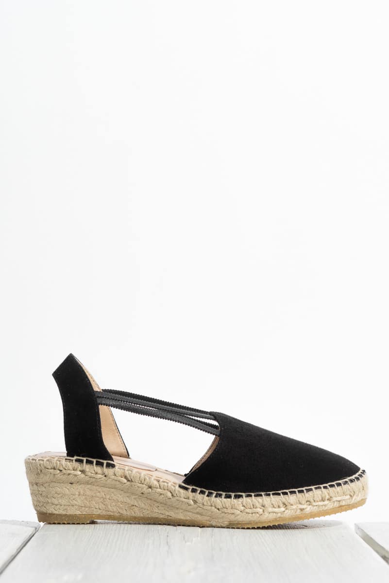 Espadrille Rovinj | Black Suede