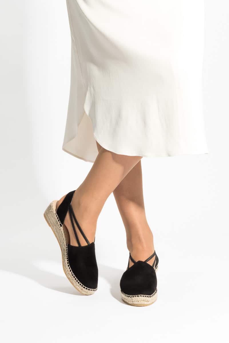 Espadrille Rovinj | Black Suede