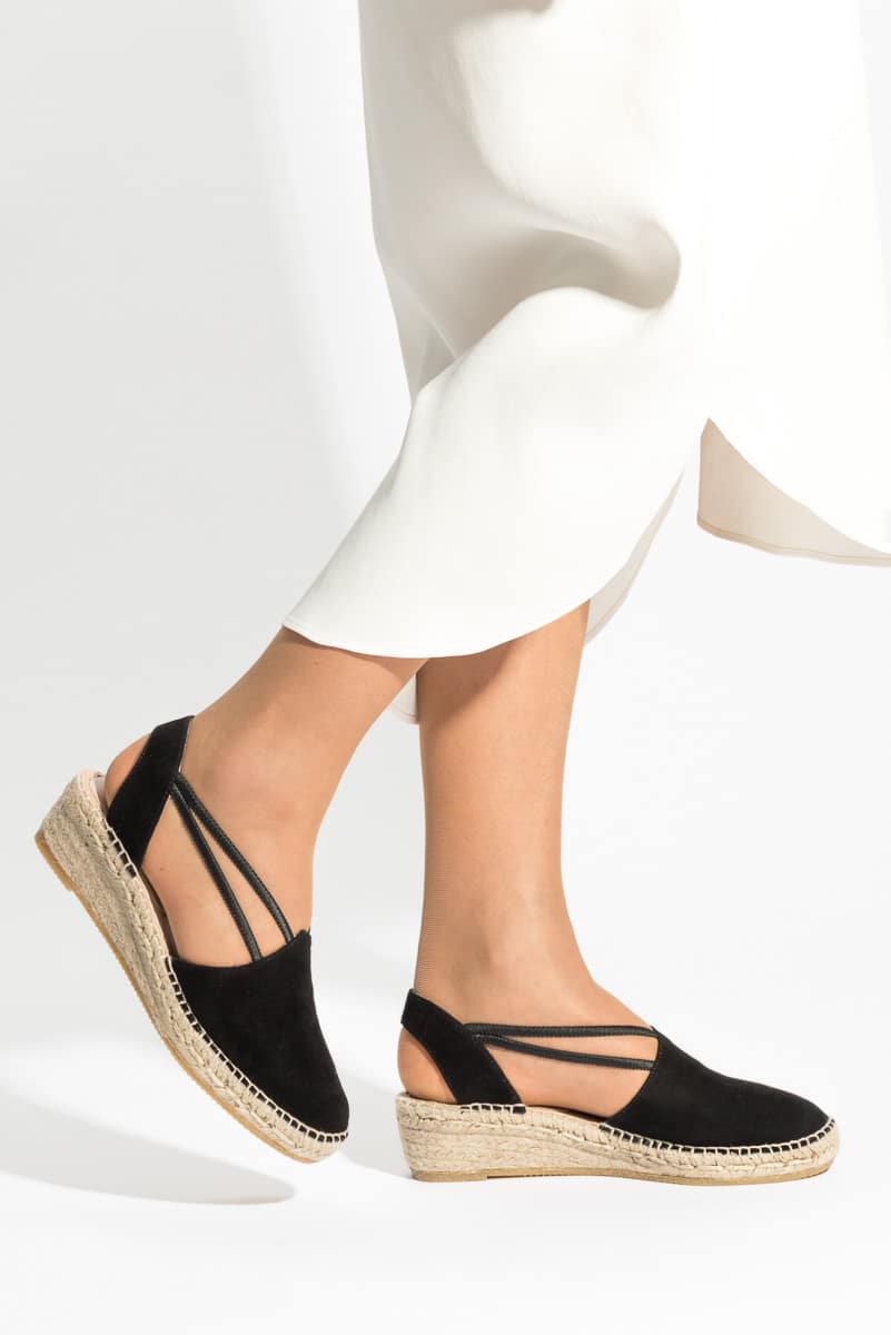 Espadrille Rovinj | Black Suede