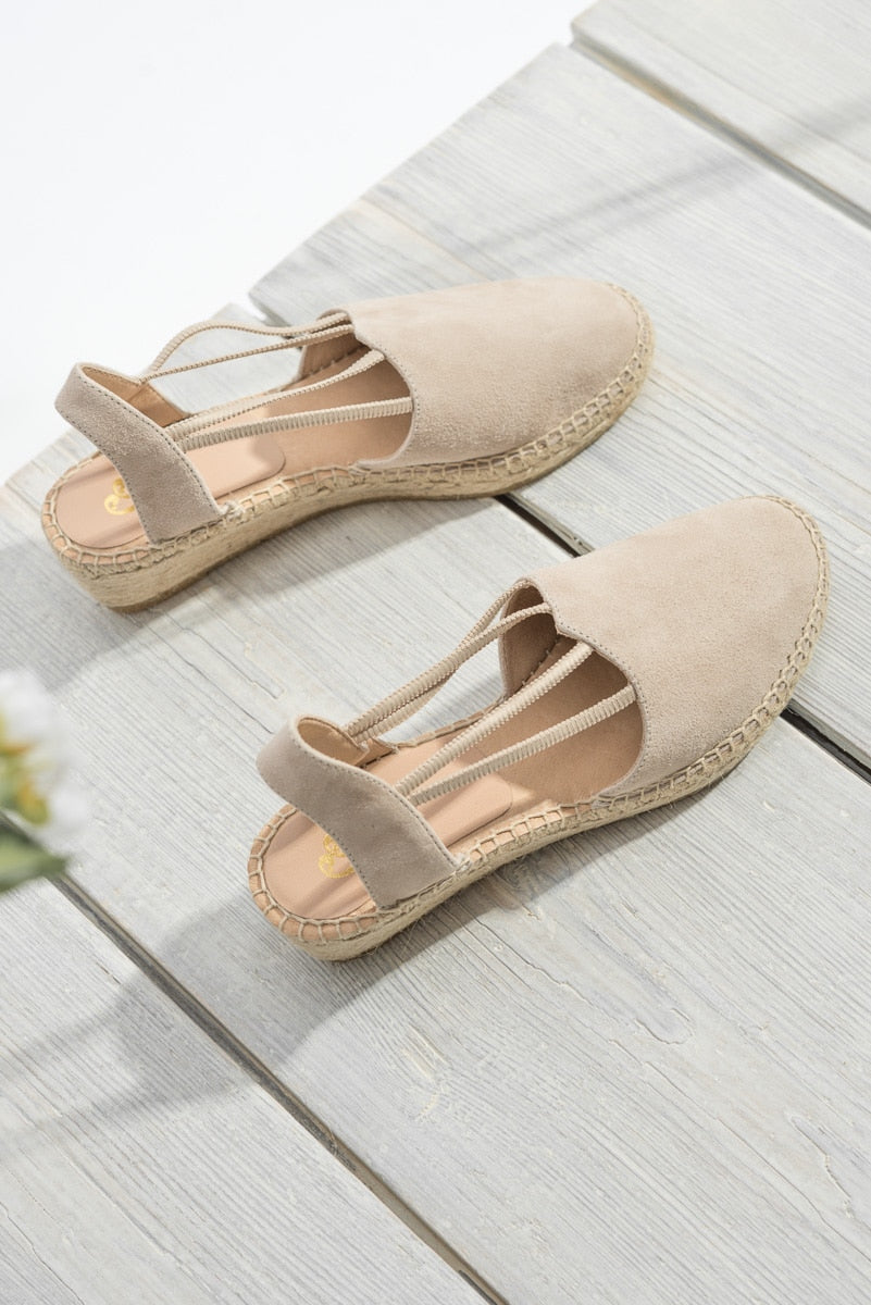 Espadrille Rovinj | Beige Suede