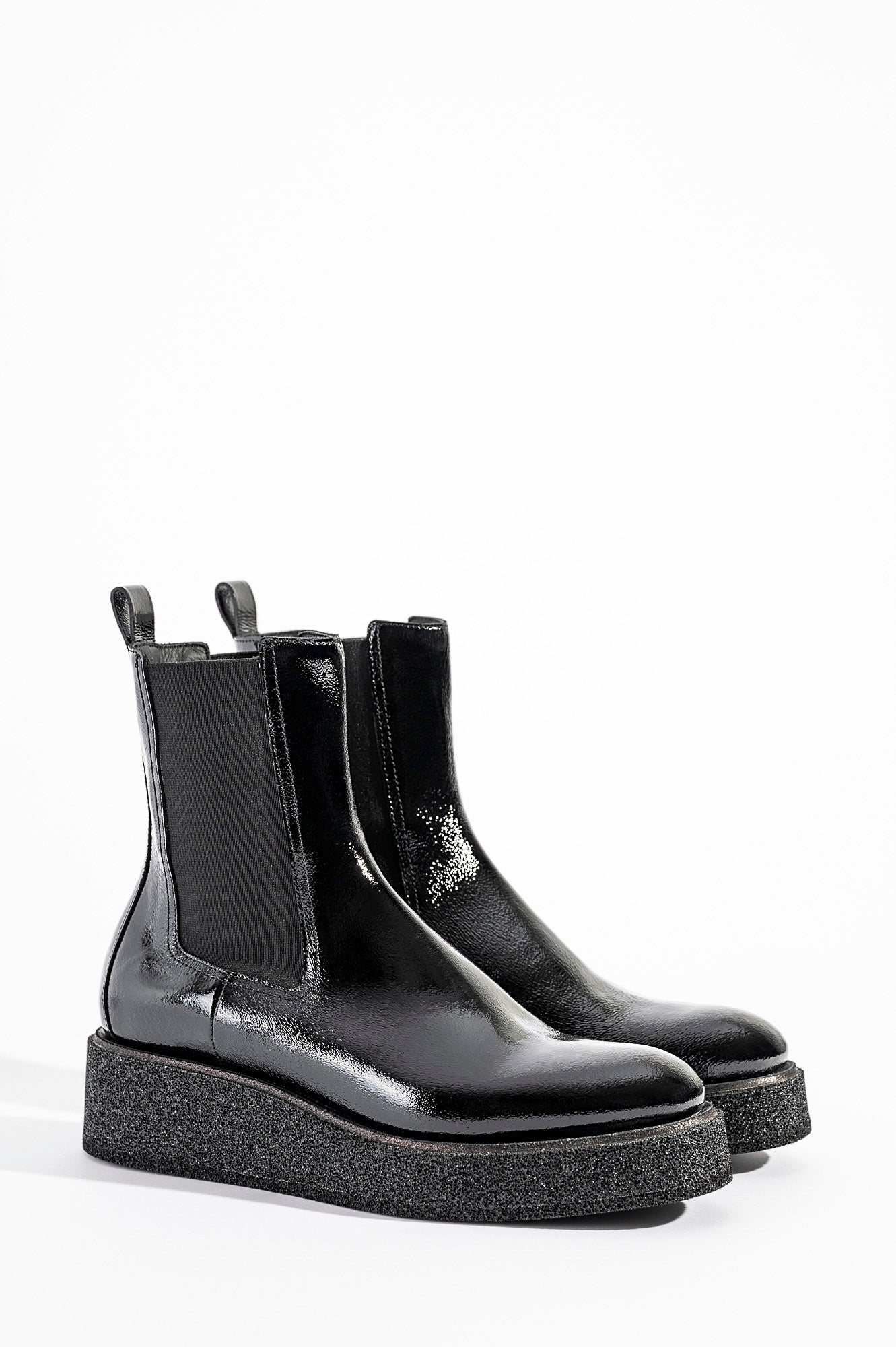 Boot Manila | Black Patent Leather