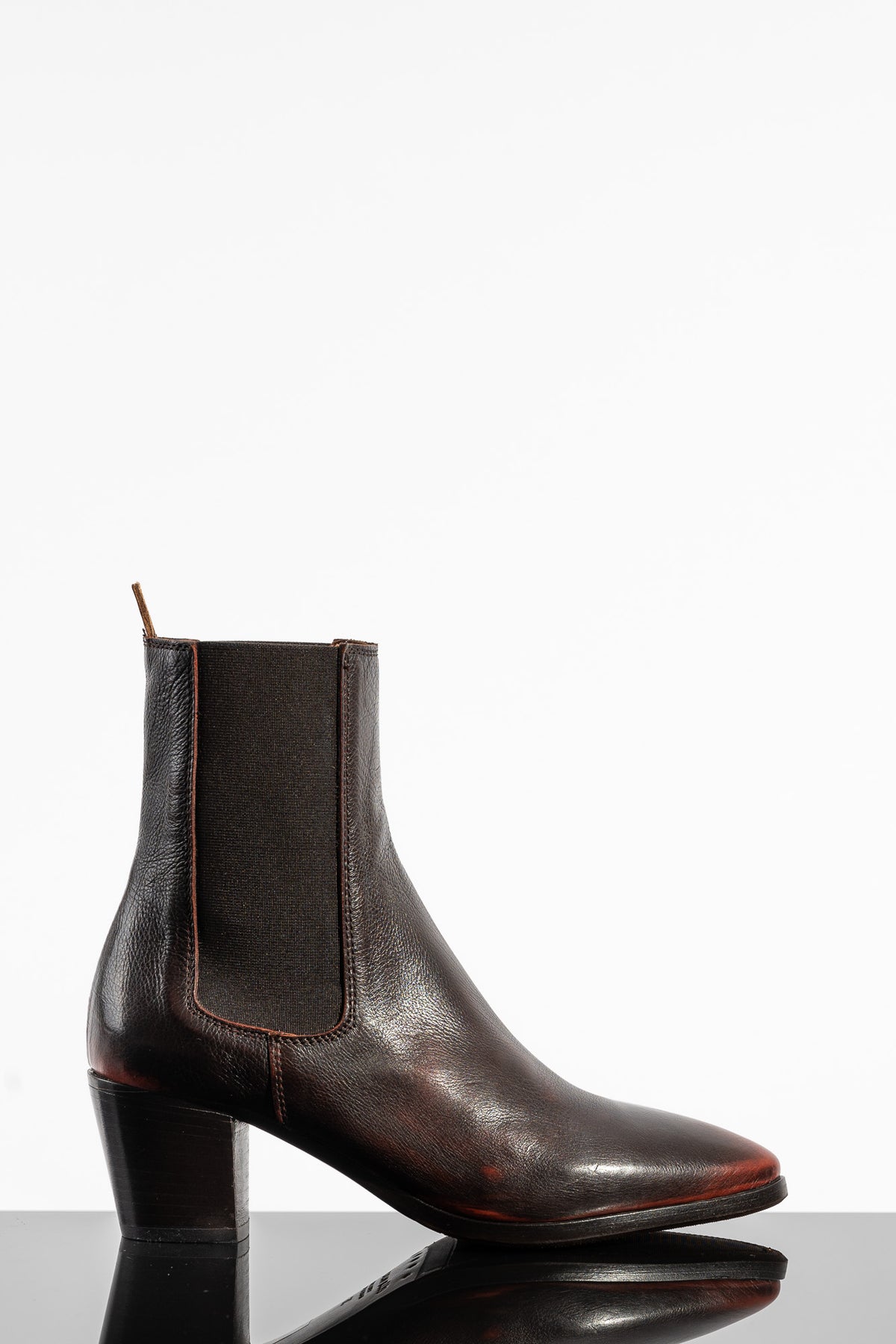 Chelsea Ankle Boot | Burgundy Vintage Leather