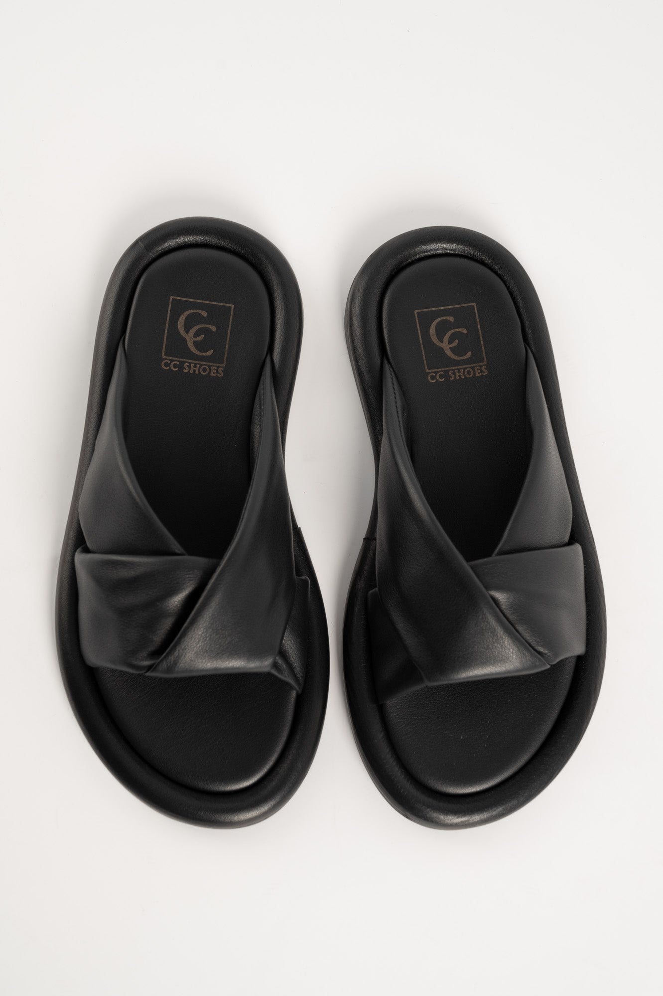 Sandal Terenzia | Black Nappa Leather