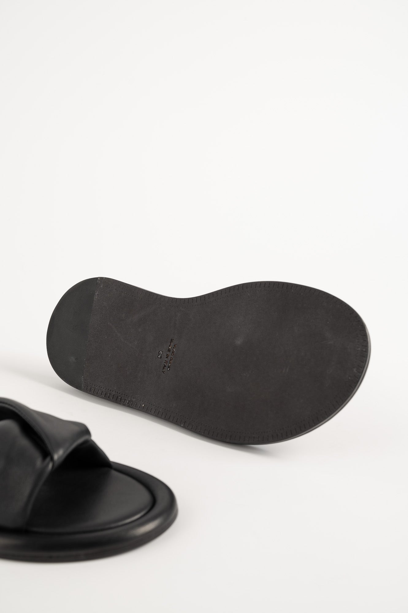 Sandal Terenzia | Black Nappa Leather