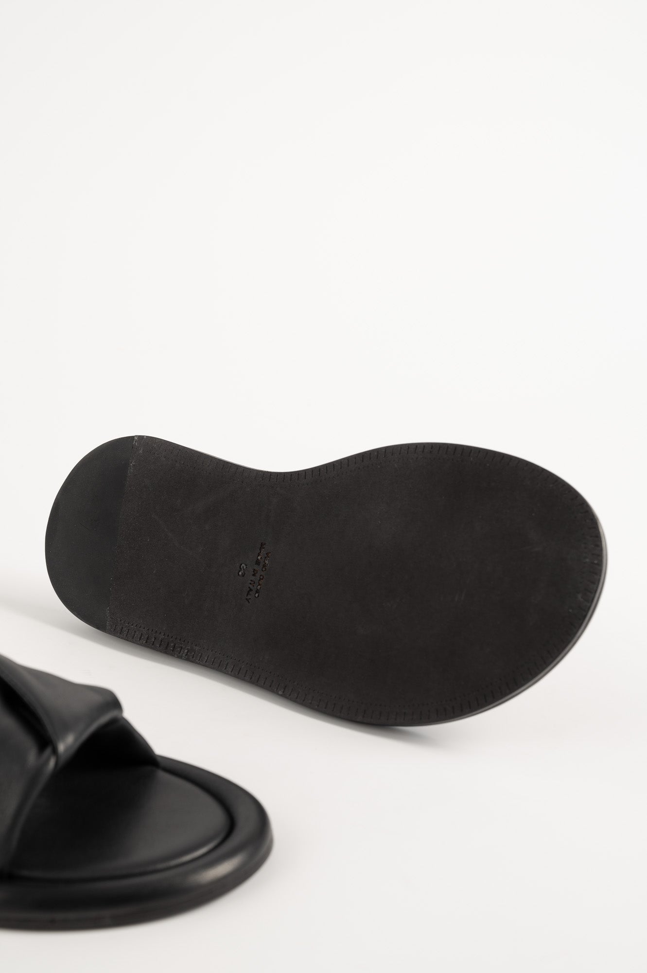 Sandal Terenzia | Black Nappa Leather