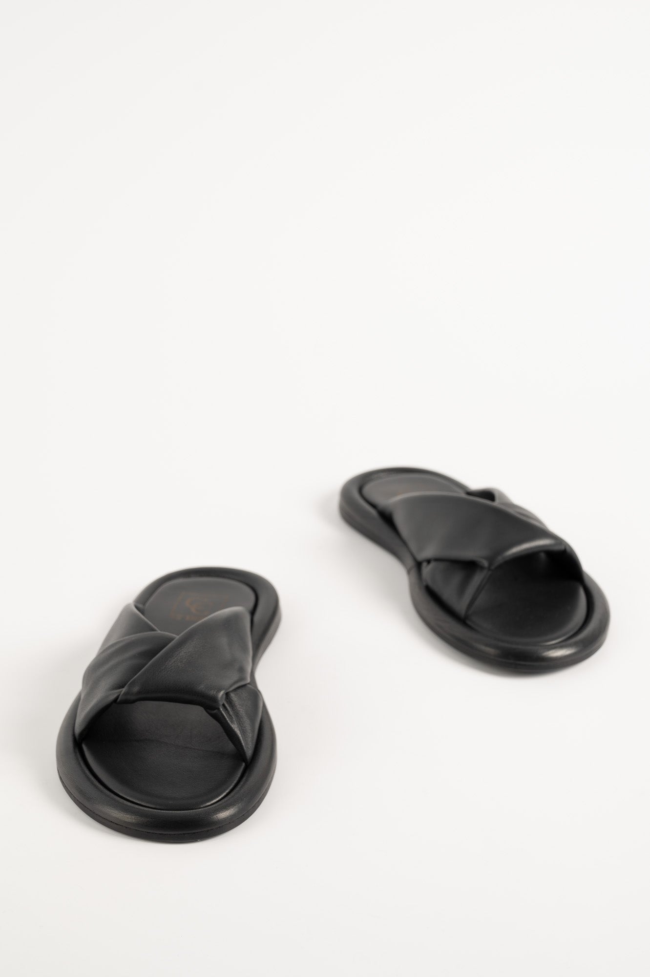 Sandal Terenzia | Black Nappa Leather