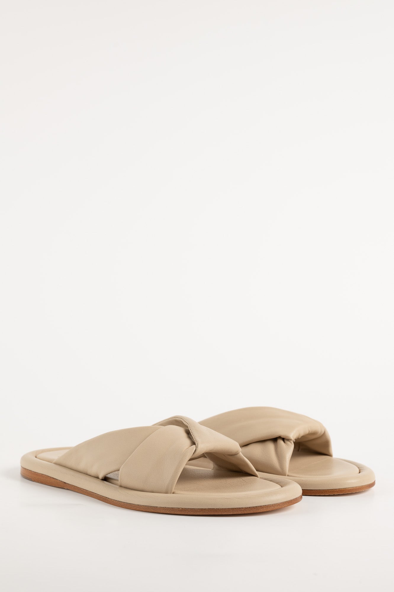 Sandal Terenzia | Sand Nappa Leather