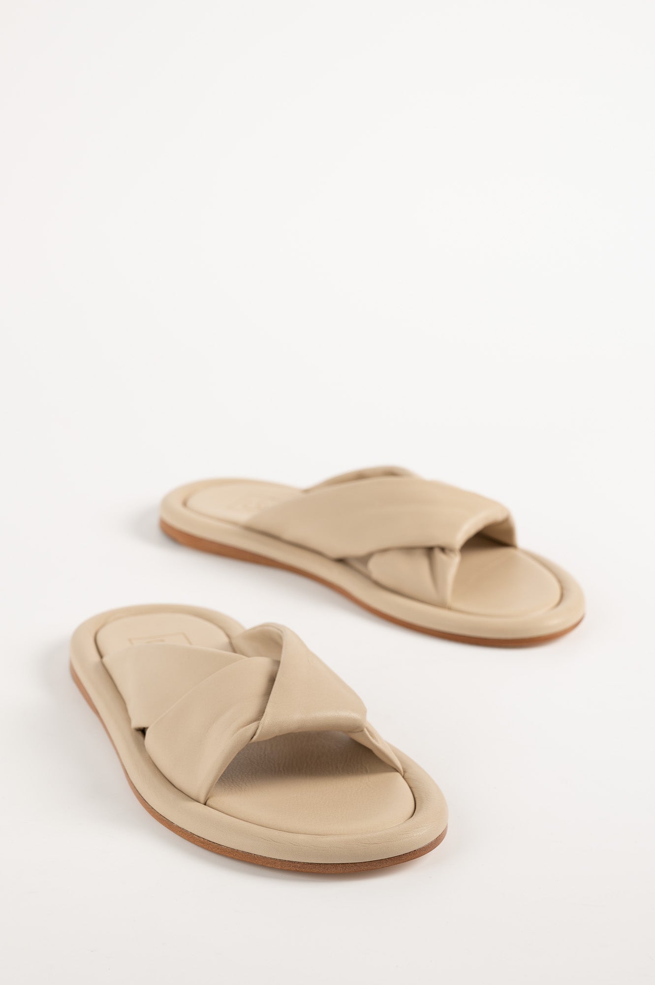 Sandal Terenzia | Sand Nappa Leather