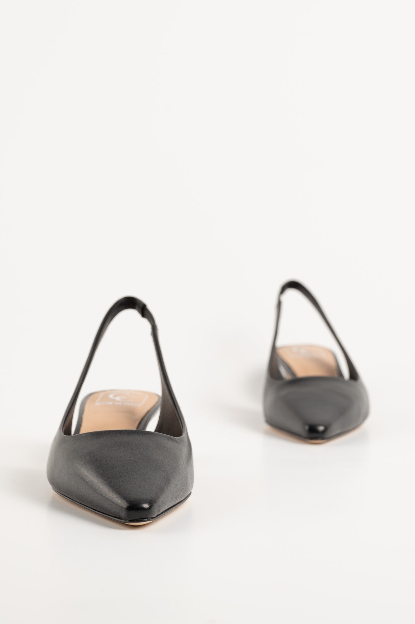 Slingback Pump Bria 804 | Svart Skinn