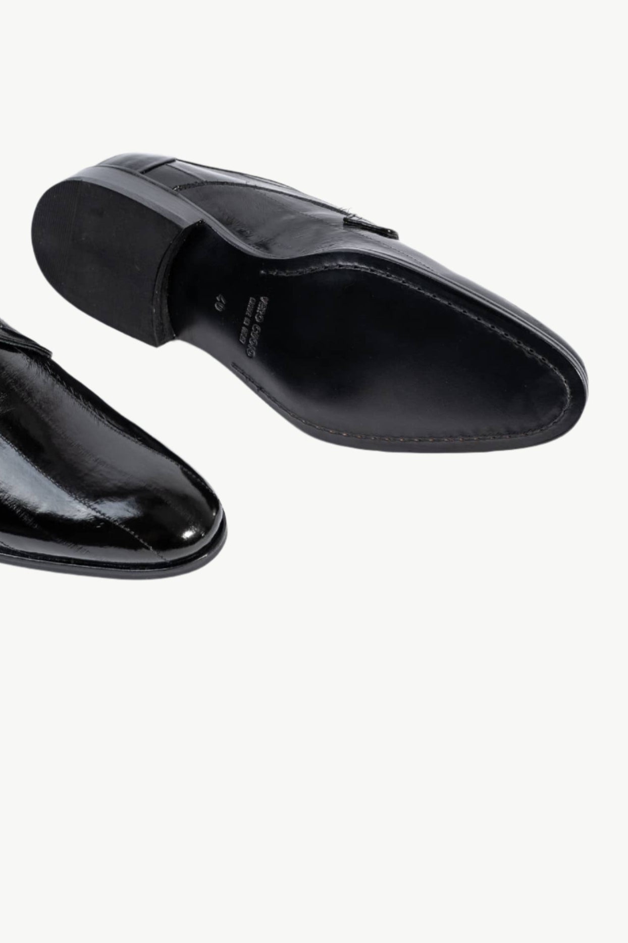 Men's Dress Derby | Black Eel Leather