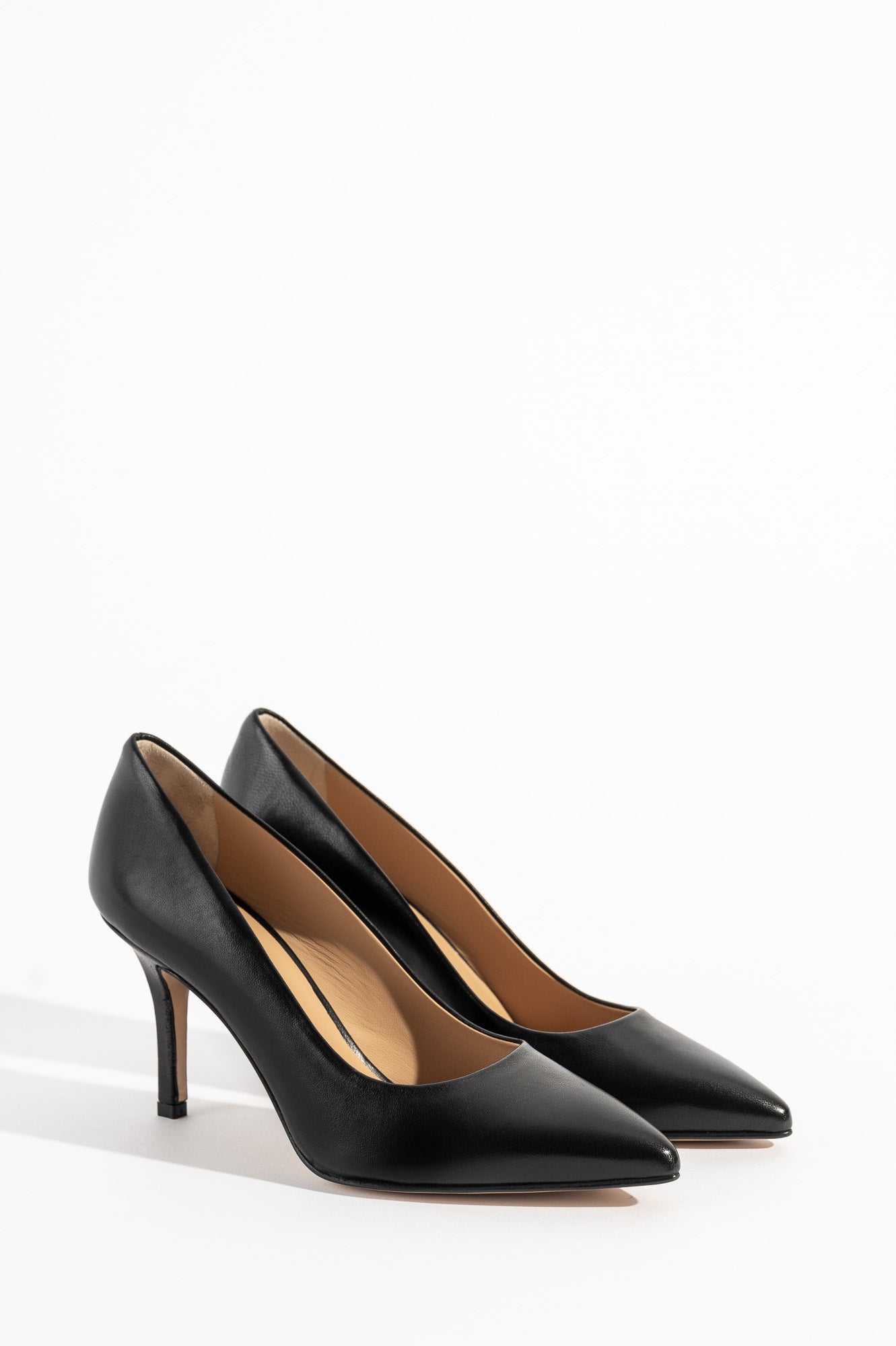 Classic Pump Stiletto 8cm | Black Nappa Leather