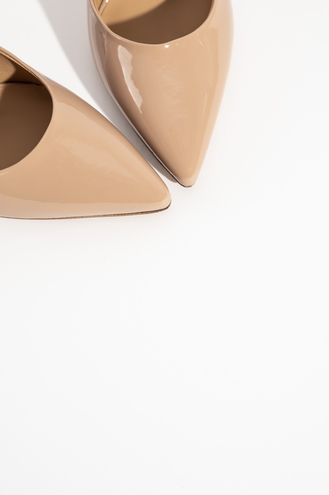Classic Pump Stiletto 8cm | Blush Beige Patent Leather
