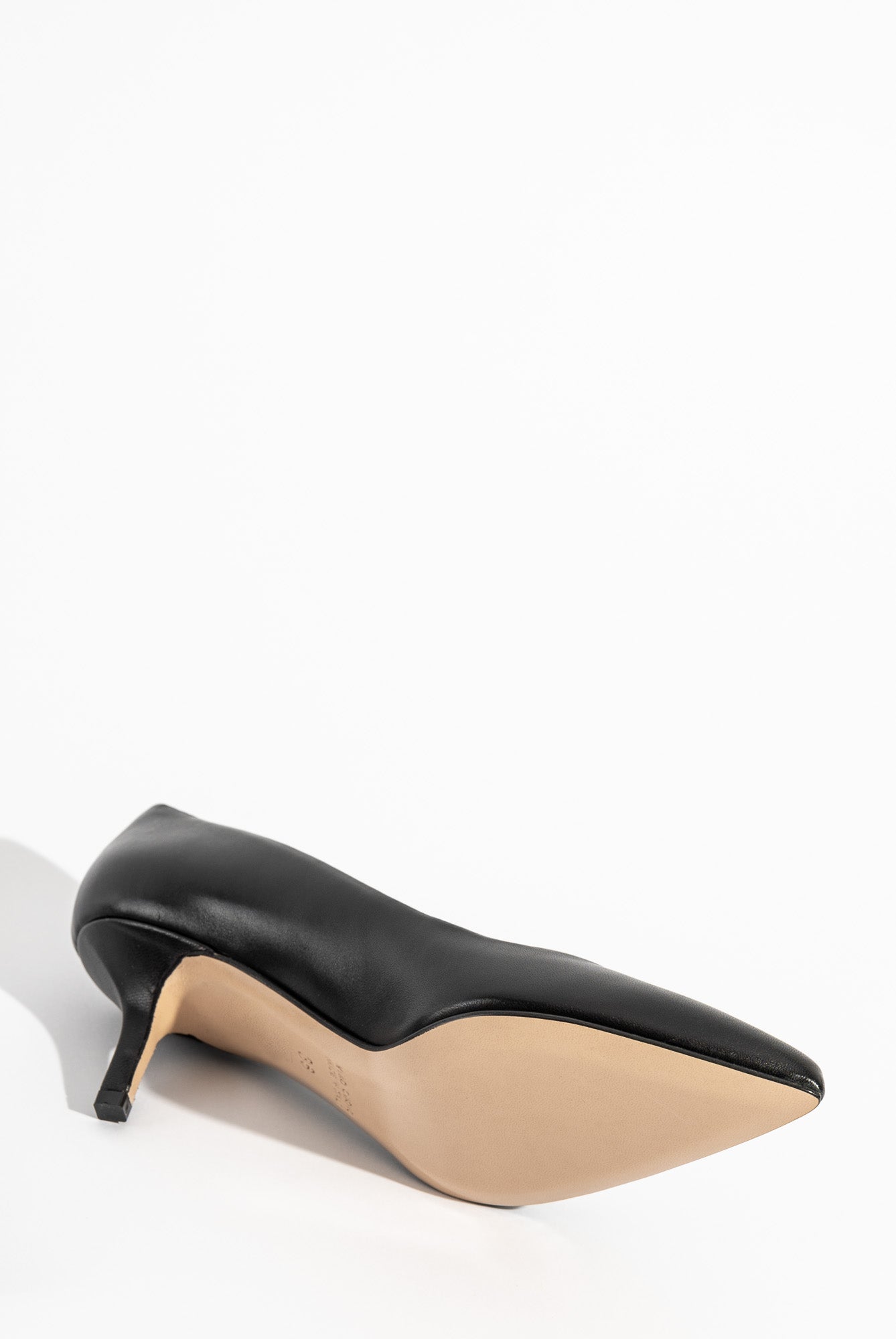 Classic Pump Stiletto 6cm | Black Nappa Leather