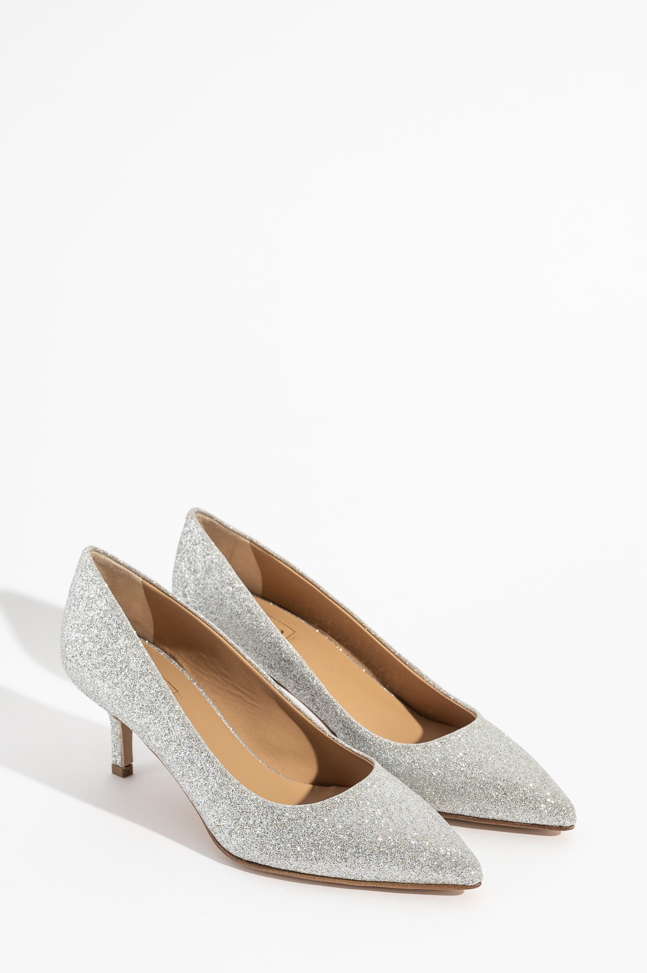 Classic Pump Stiletto 6cm | Crystal Silver Glitter