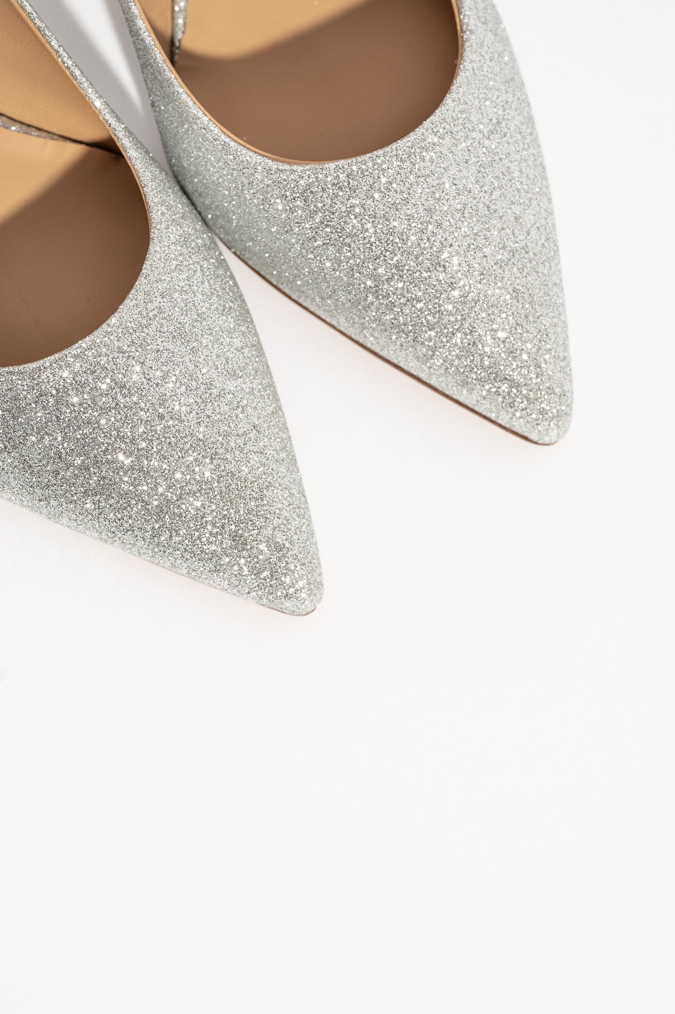 Classic Pump Stiletto 6cm | Crystal Silver Glitter