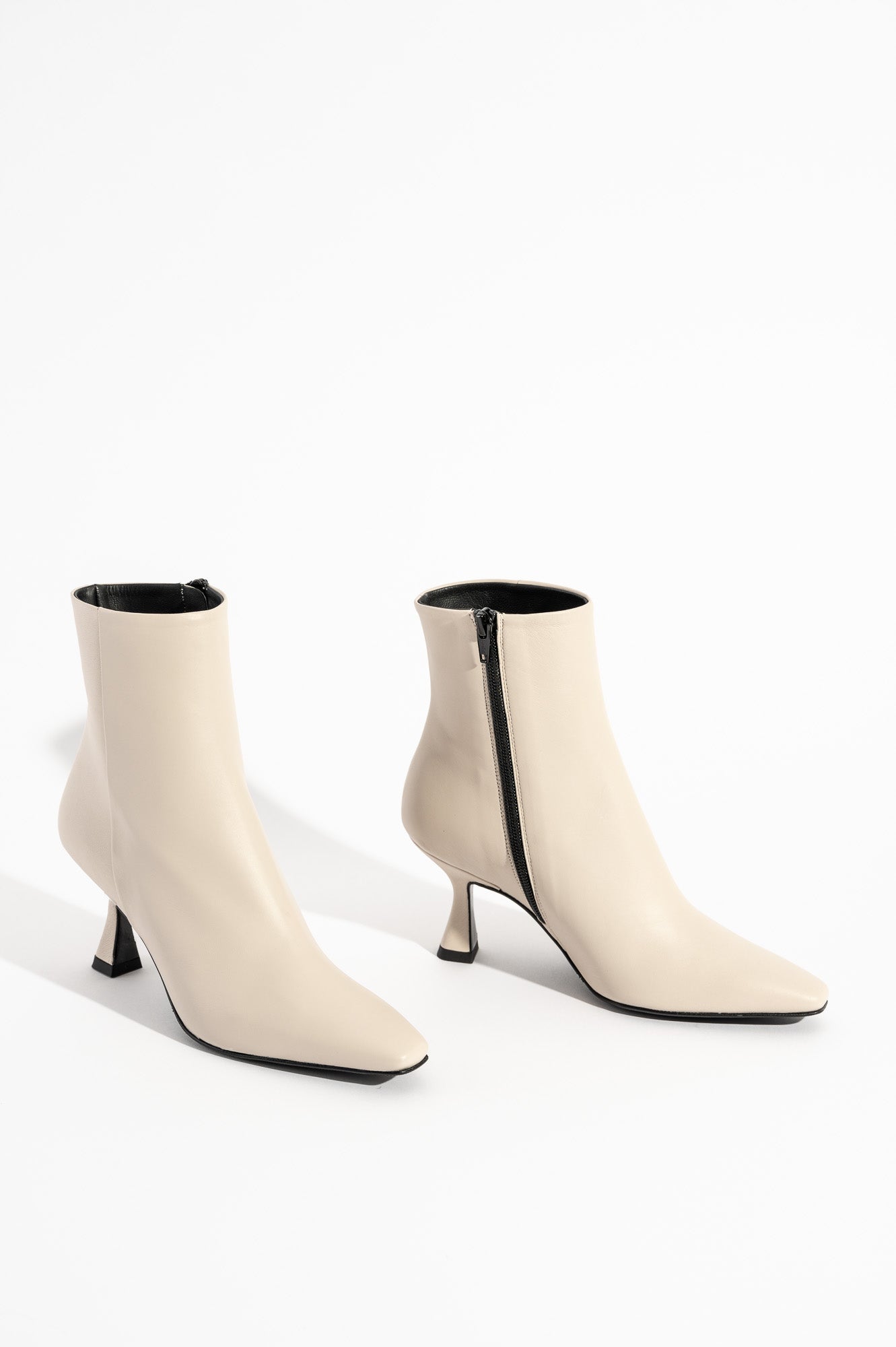 Ankle Boot Clara | Off-White Leather