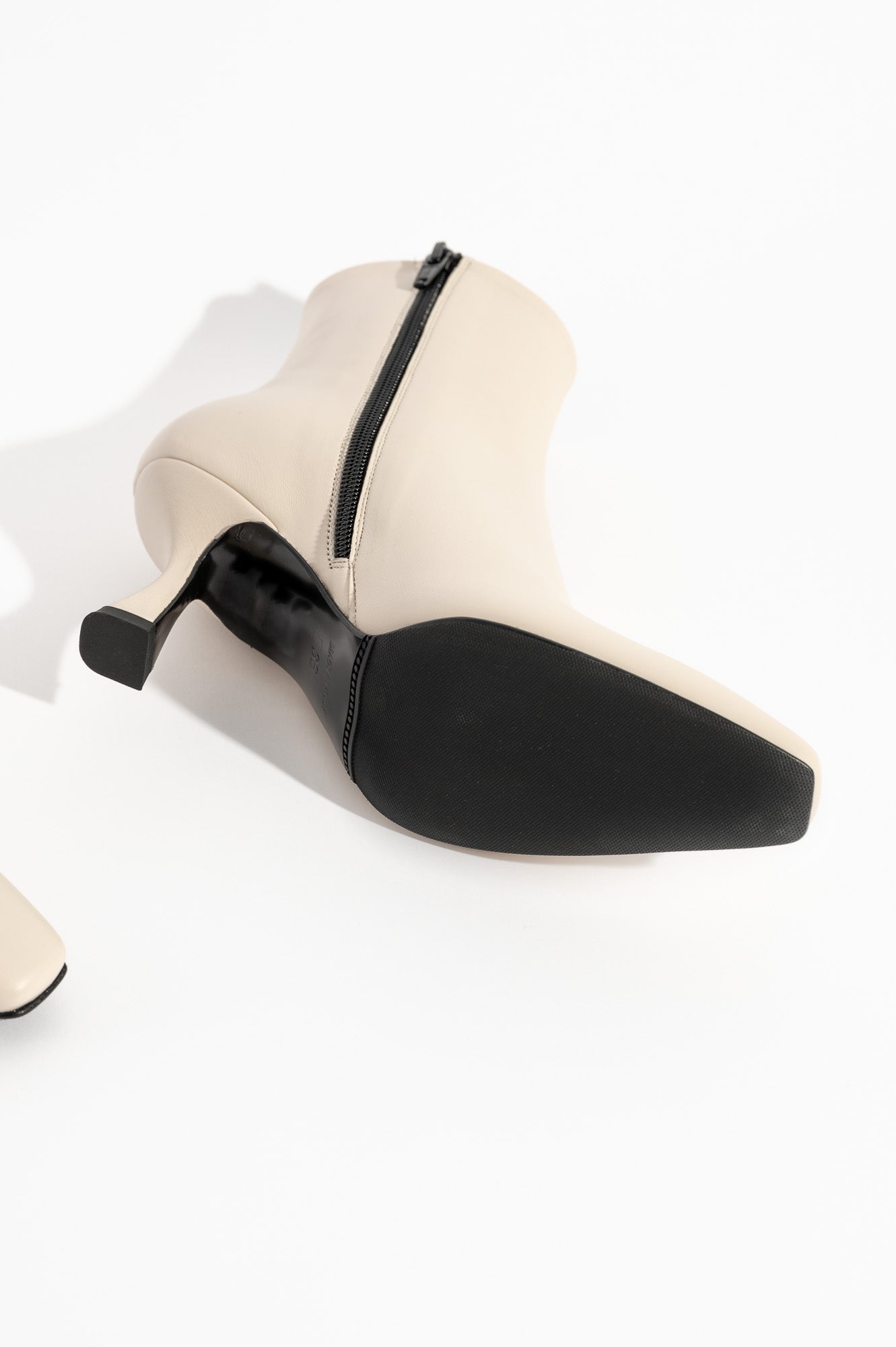 Ankle Boot Clara | Off-White Leather
