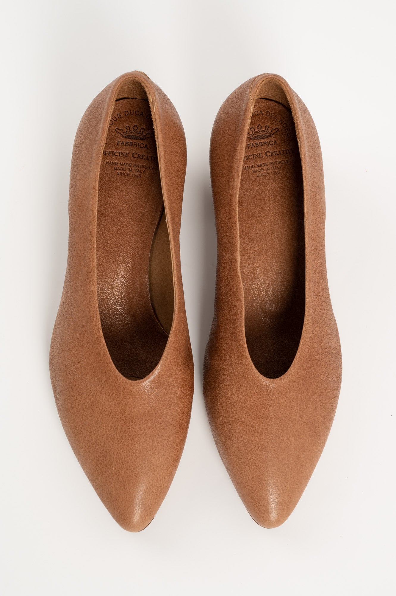Pump Sally | Brown Buffalo Leather