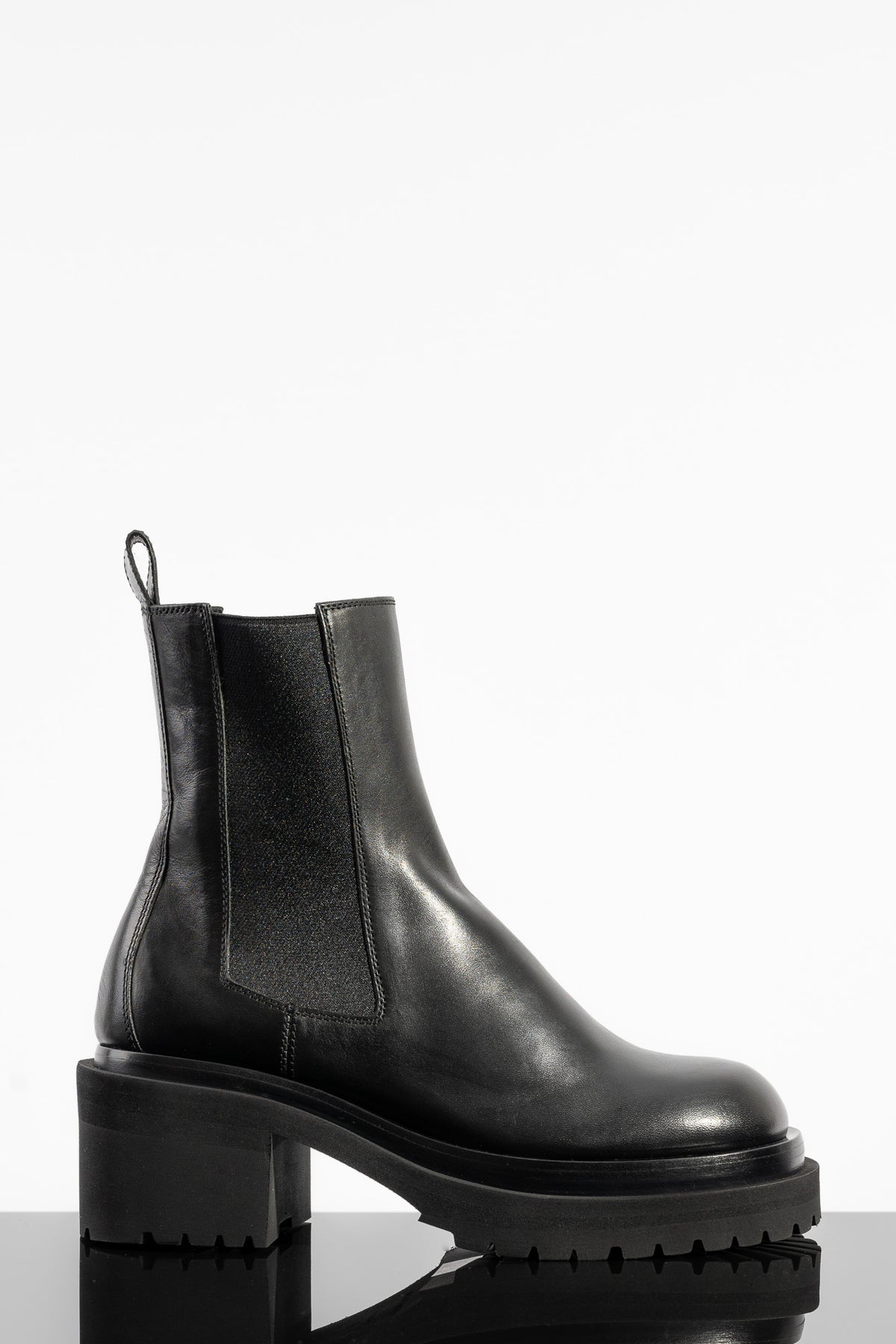 Combat Boot Unique | Noble Black Calf Leather