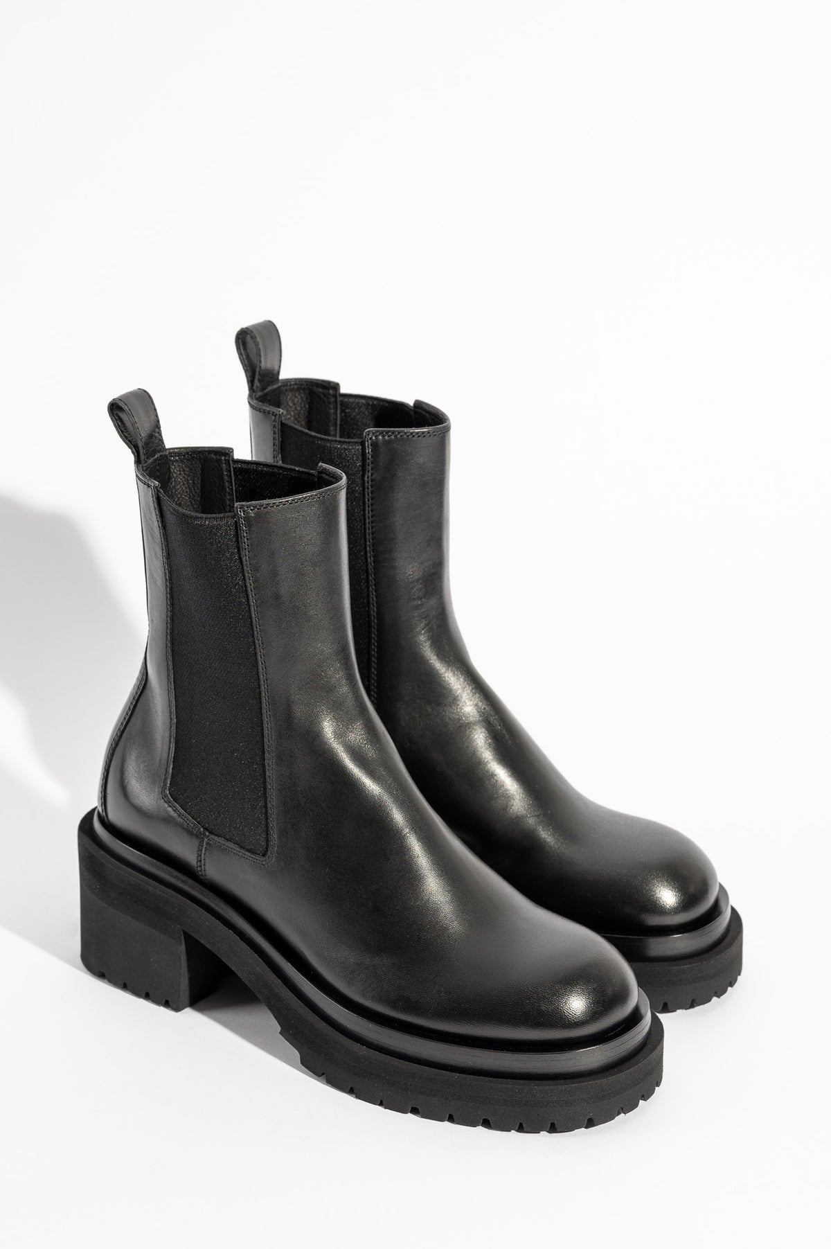 Combat Boot Unique | Noble Black Calf Leather