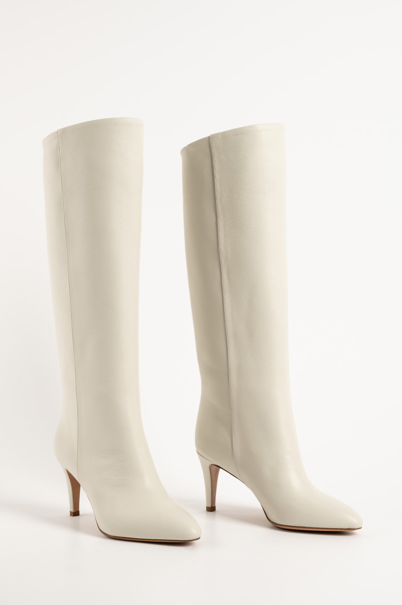 High Boot Stella | White Nappa Leather
