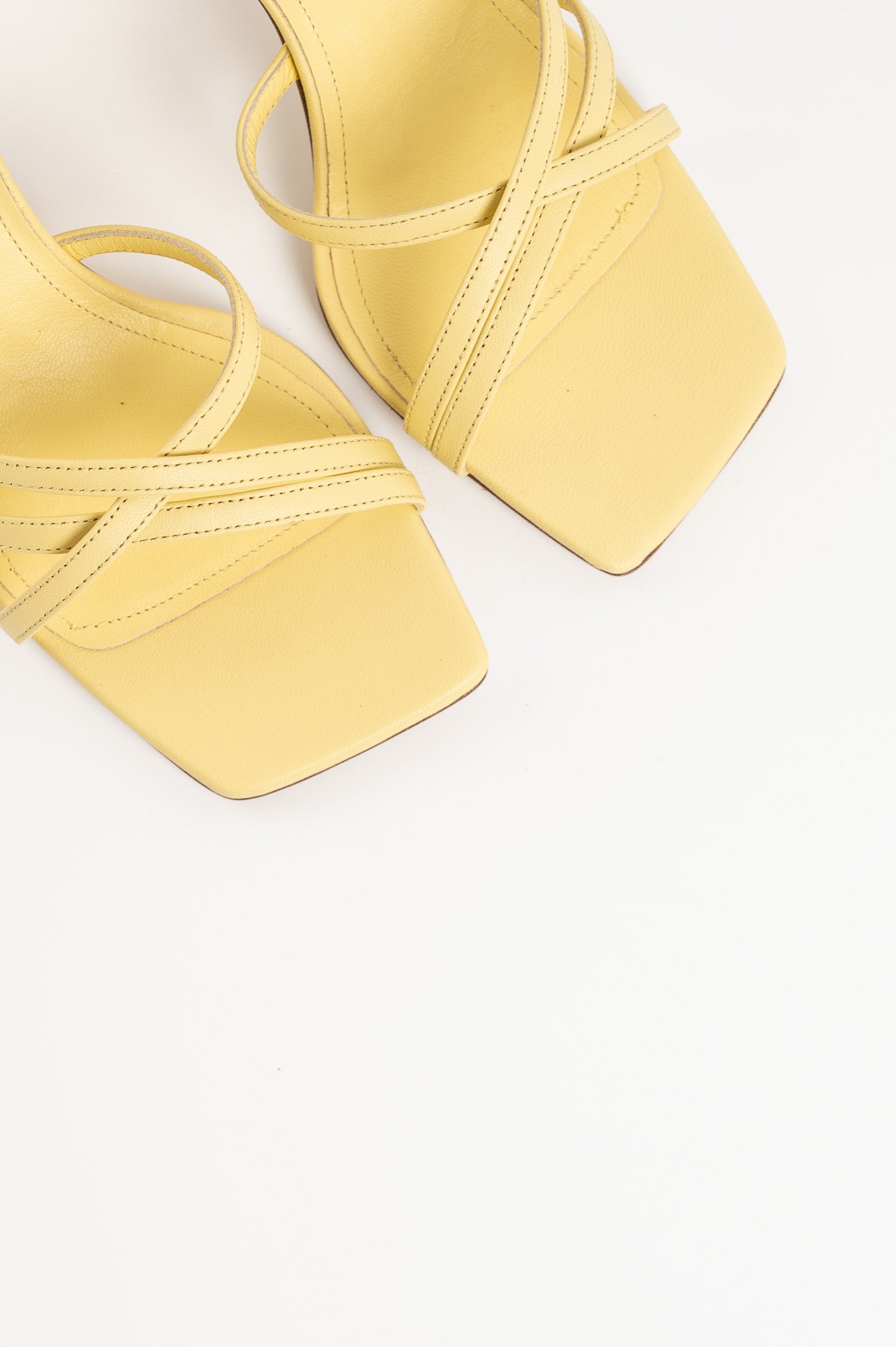 Sandal Bea | Yellow Nappa Leather