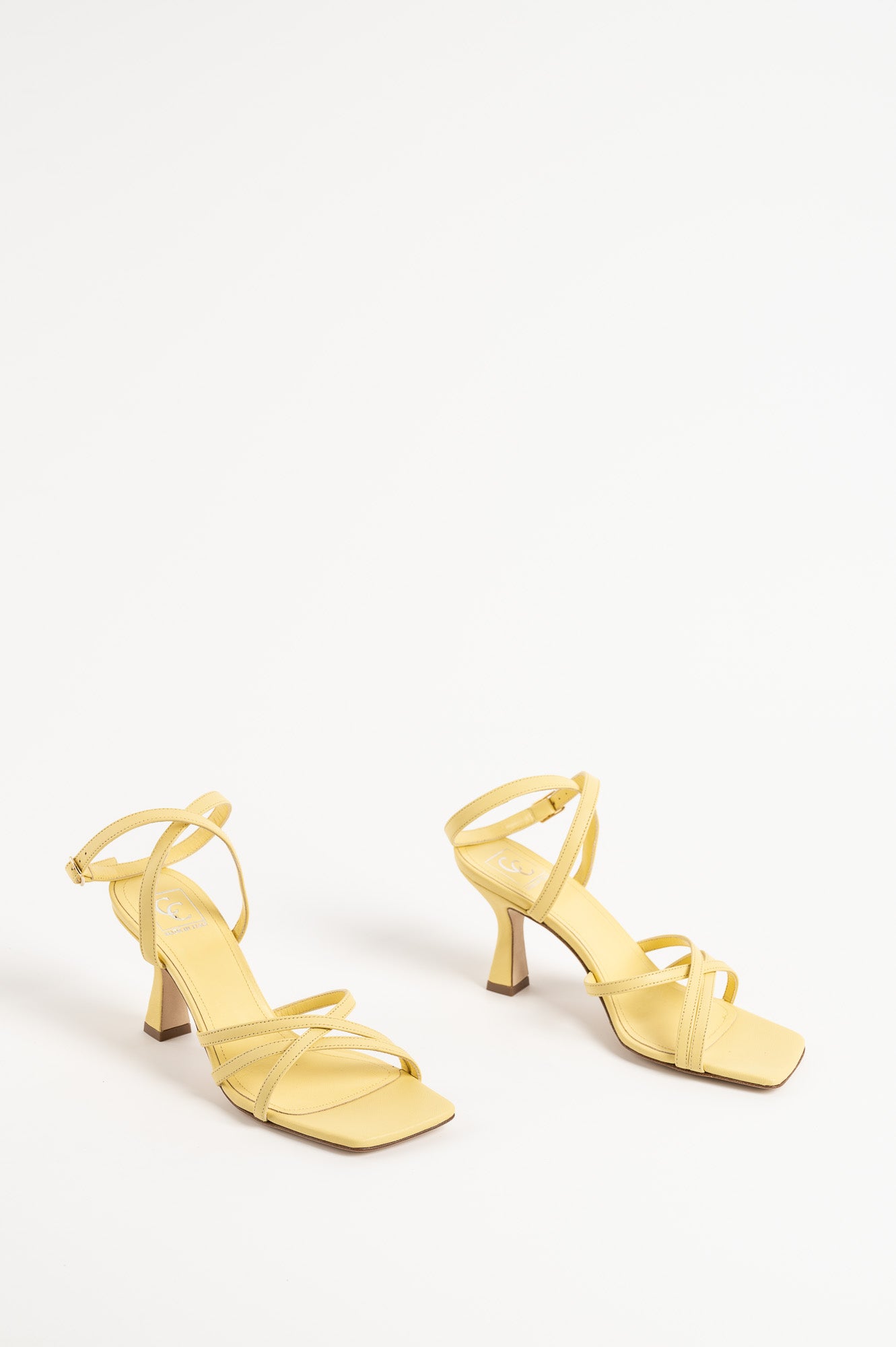Sandal Bea | Yellow Nappa Leather