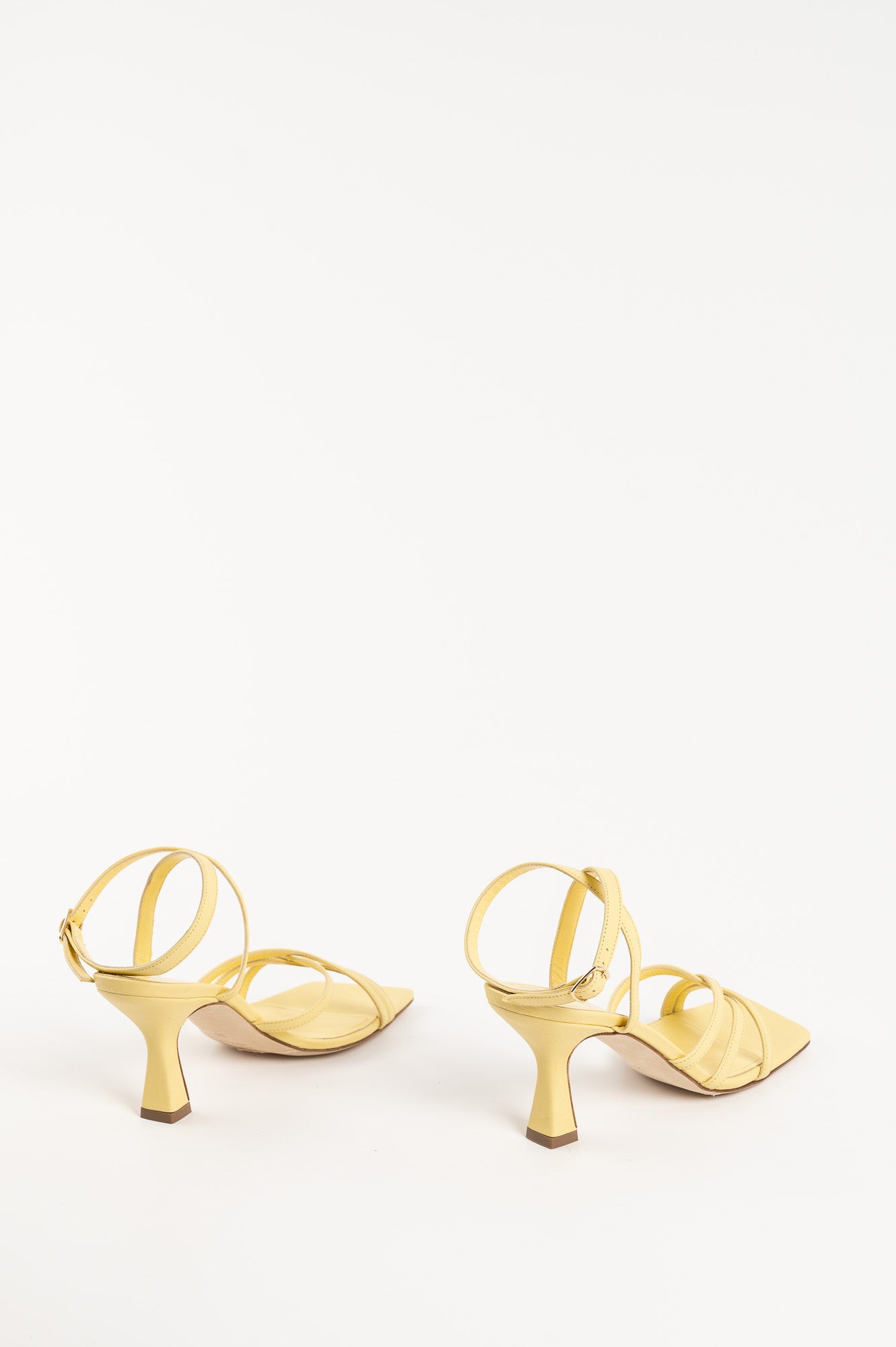 Sandal Bea | Yellow Nappa Leather