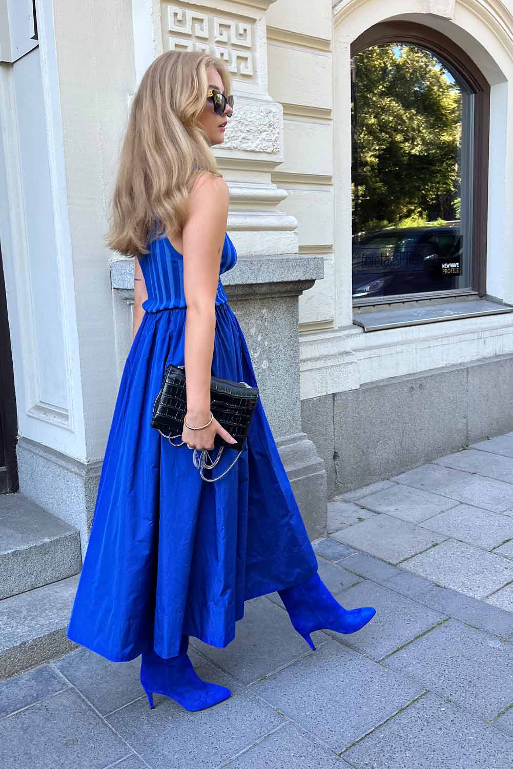Ankle Boot Sasha | Electric Blue Suede