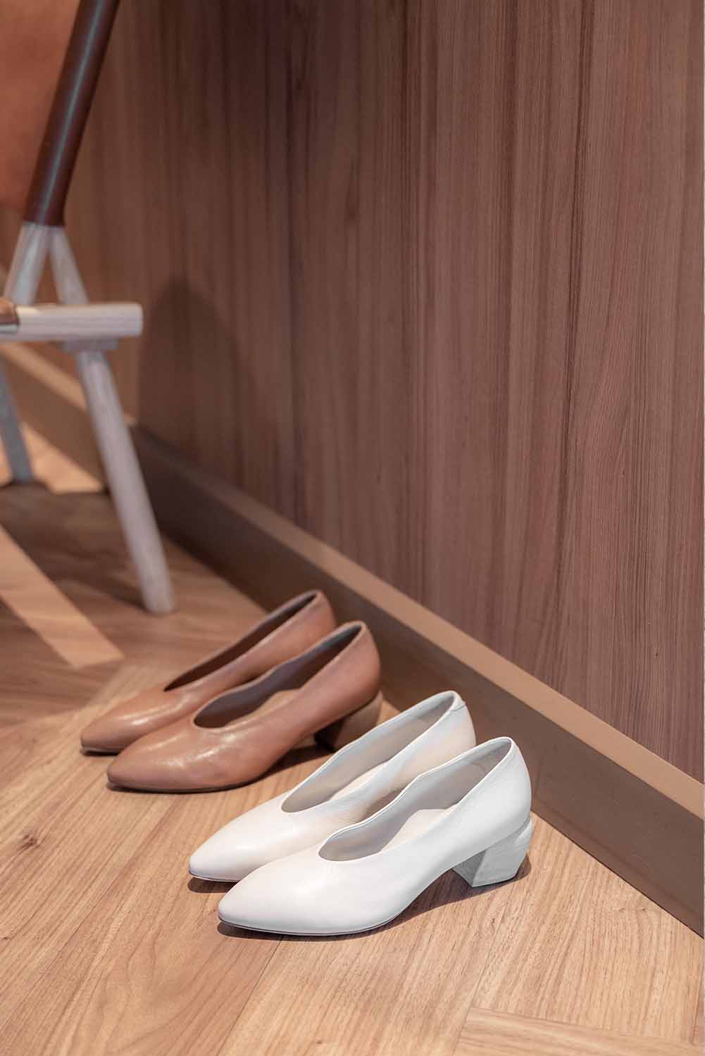 Pump Sally | Brown Buffalo Leather