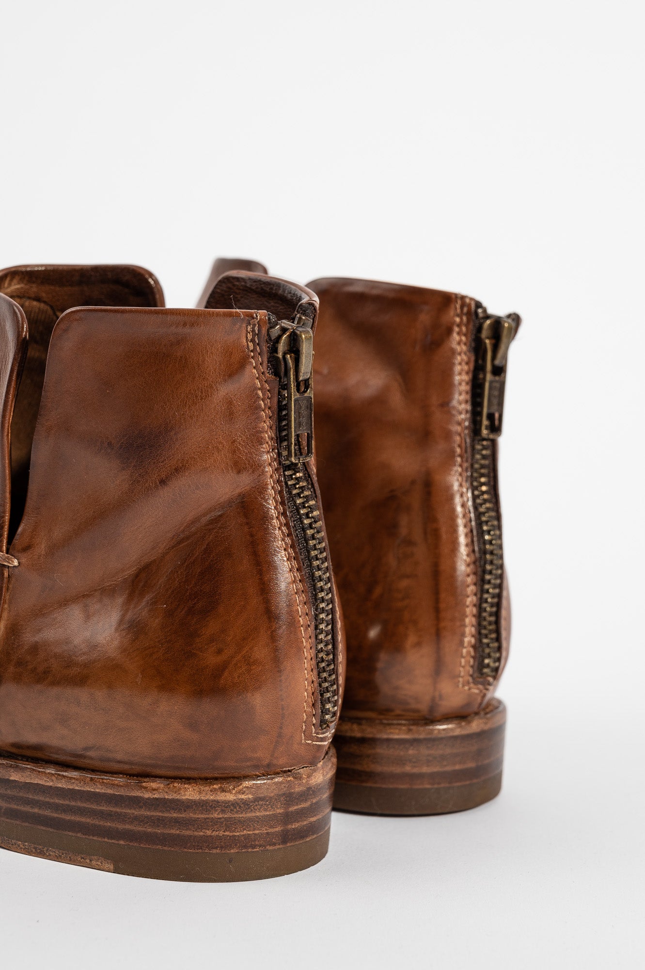 Zippe Boot Sensa | Cognac Calf Leather