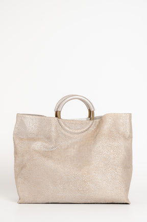 Tote Bag Class 035 | Silver Leather