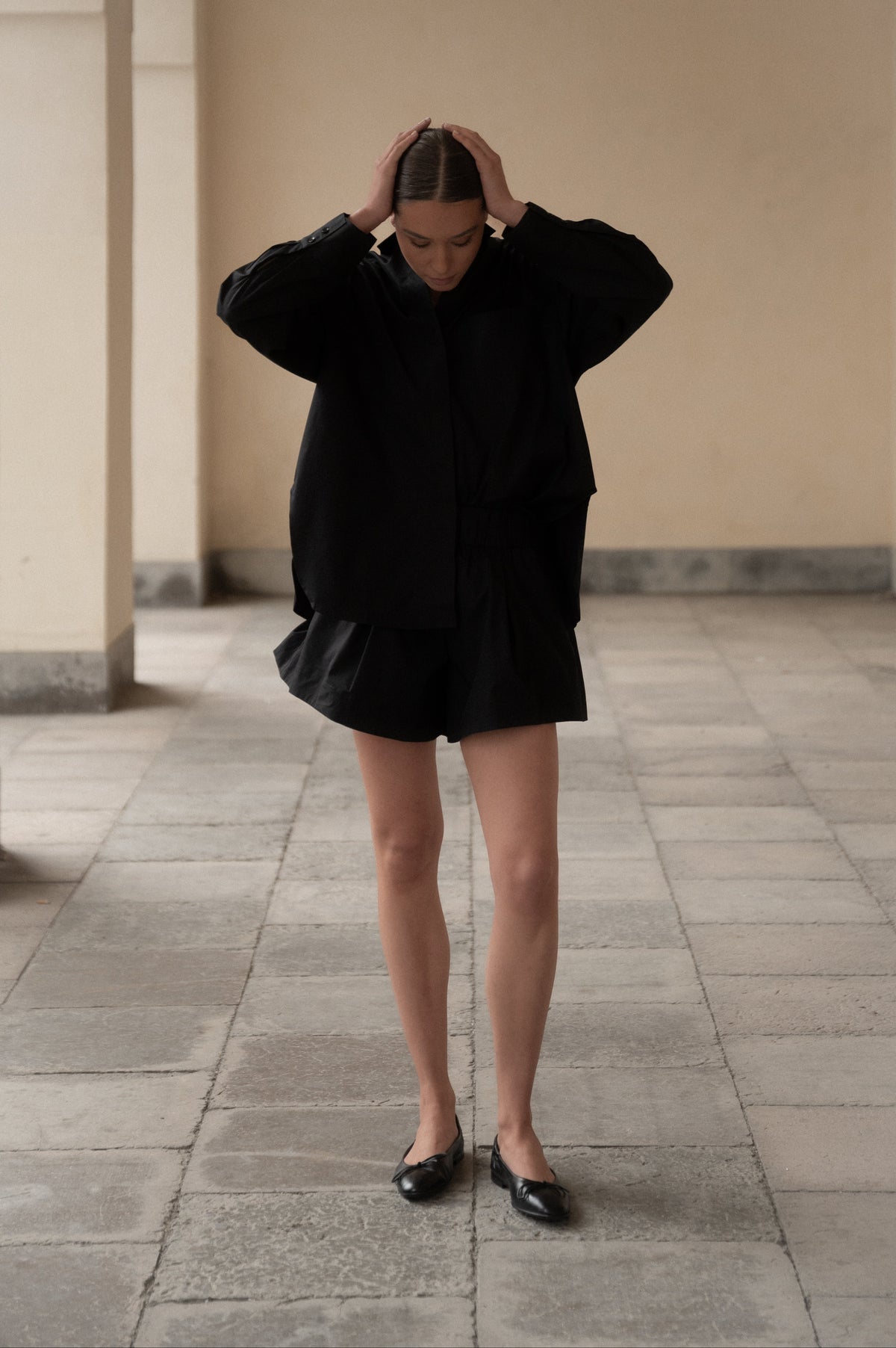 Ballet Flat Giorgia 450 | Black Nappa Leather