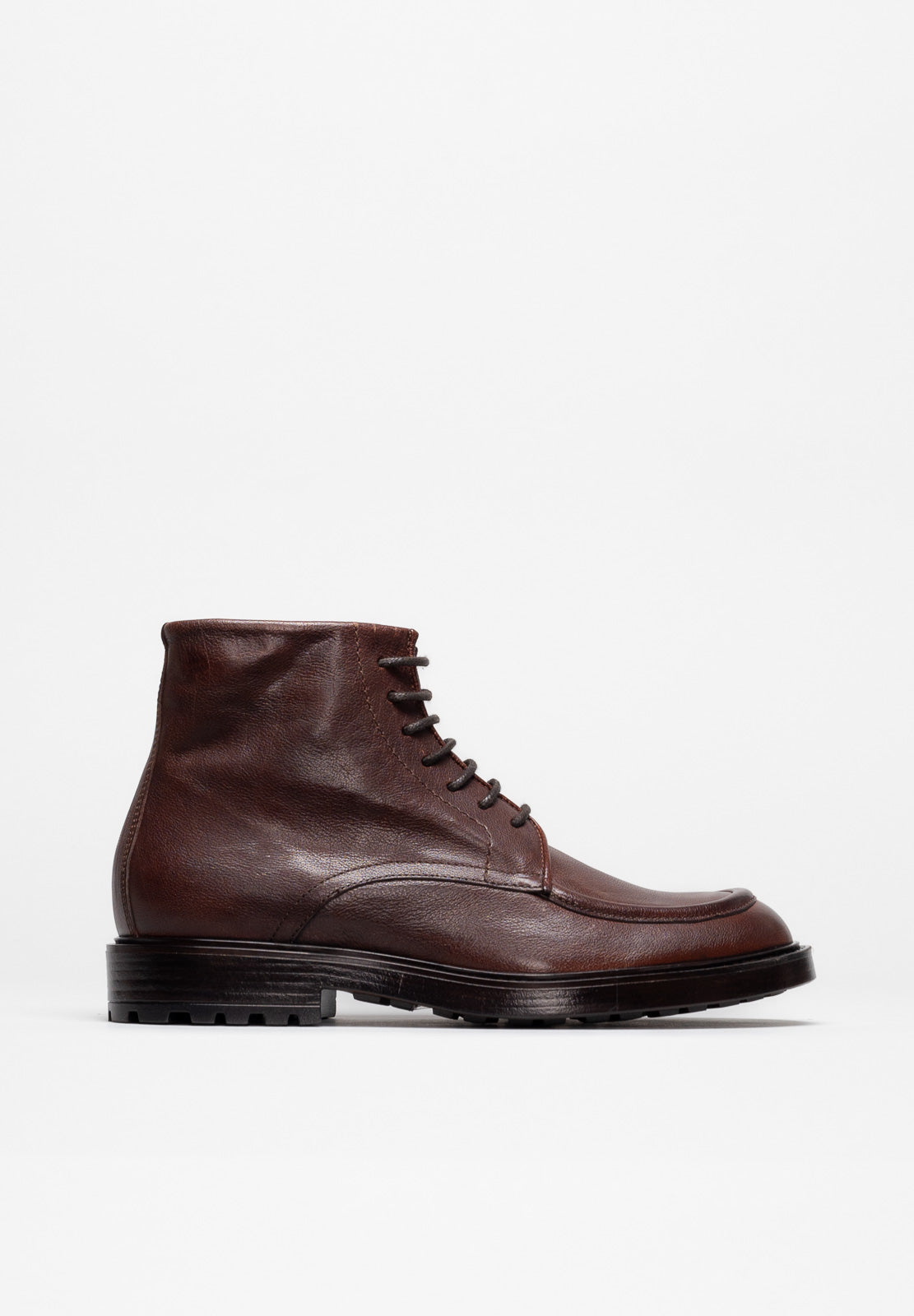Men's Lace-Up Boot Gustavo | Maple Brown Buffalo Leather