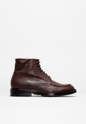Men's Lace-Up Boot Gustavo | Maple Brown Buffalo Leather