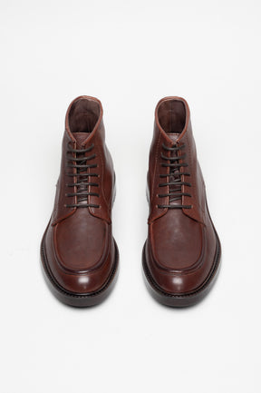 Men's Lace-Up Boot Gustavo | Maple Brown Buffalo Leather