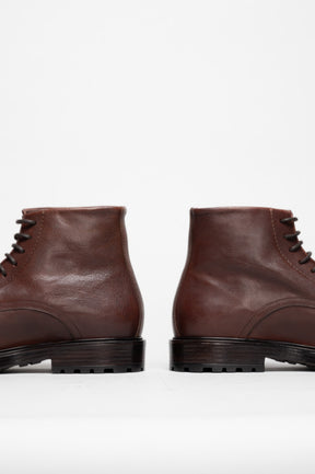 Men's Lace-Up Boot Gustavo | Maple Brown Buffalo Leather