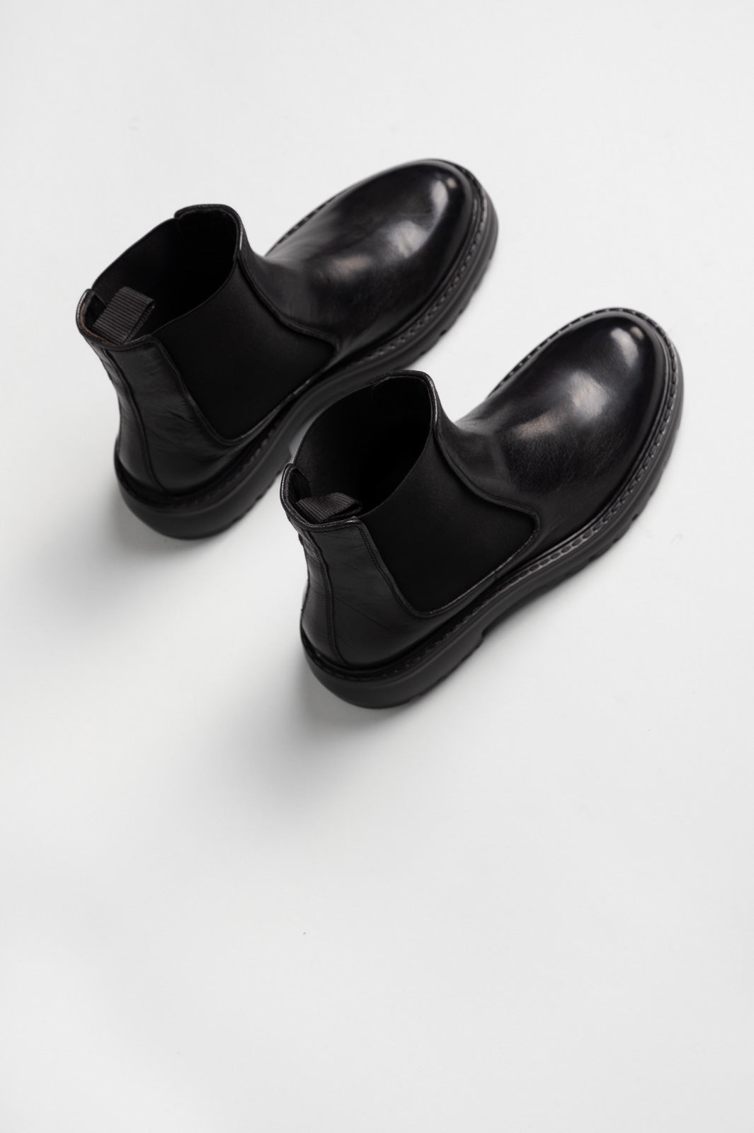 Men's Chelsea Boot Clip | Black Buffalo Leather