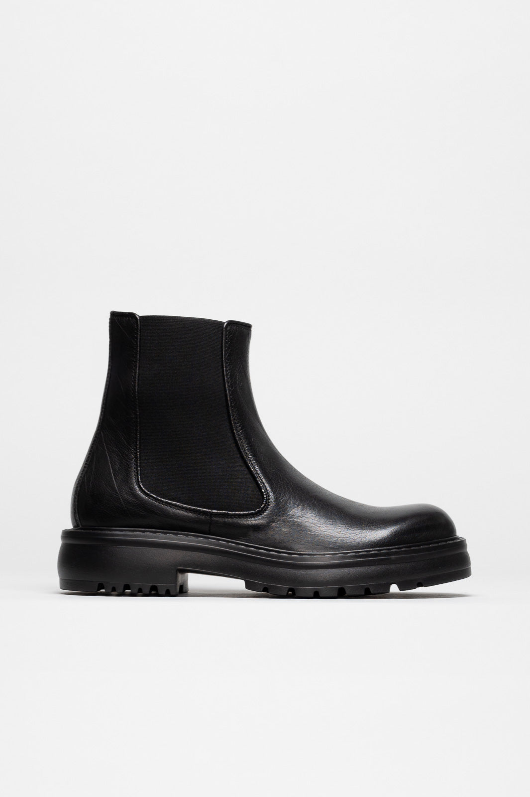 Men's Chelsea Boot Clip | Black Buffalo Leather
