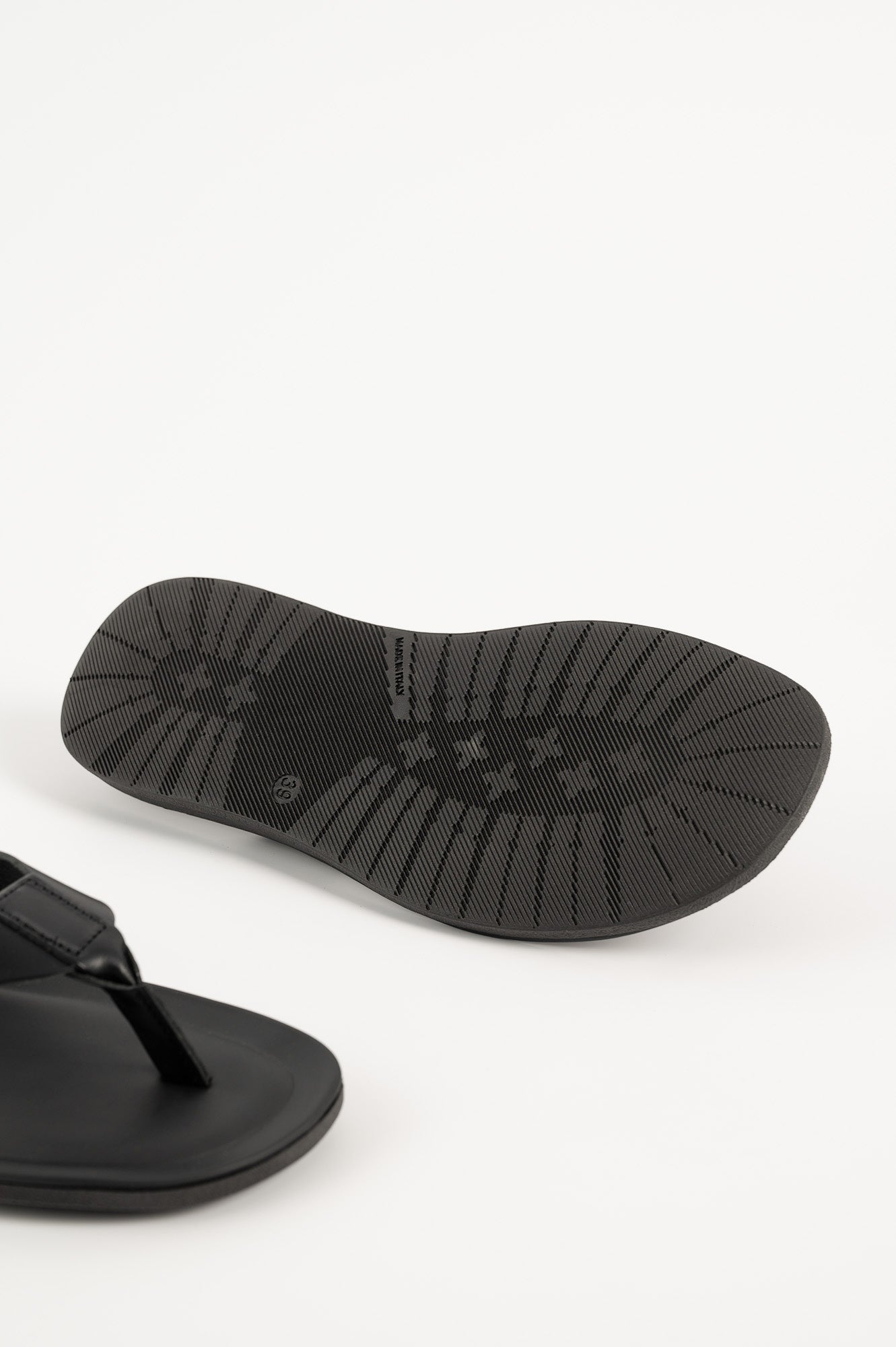 Vacchetta Sandal 140 | Svart Skinn
