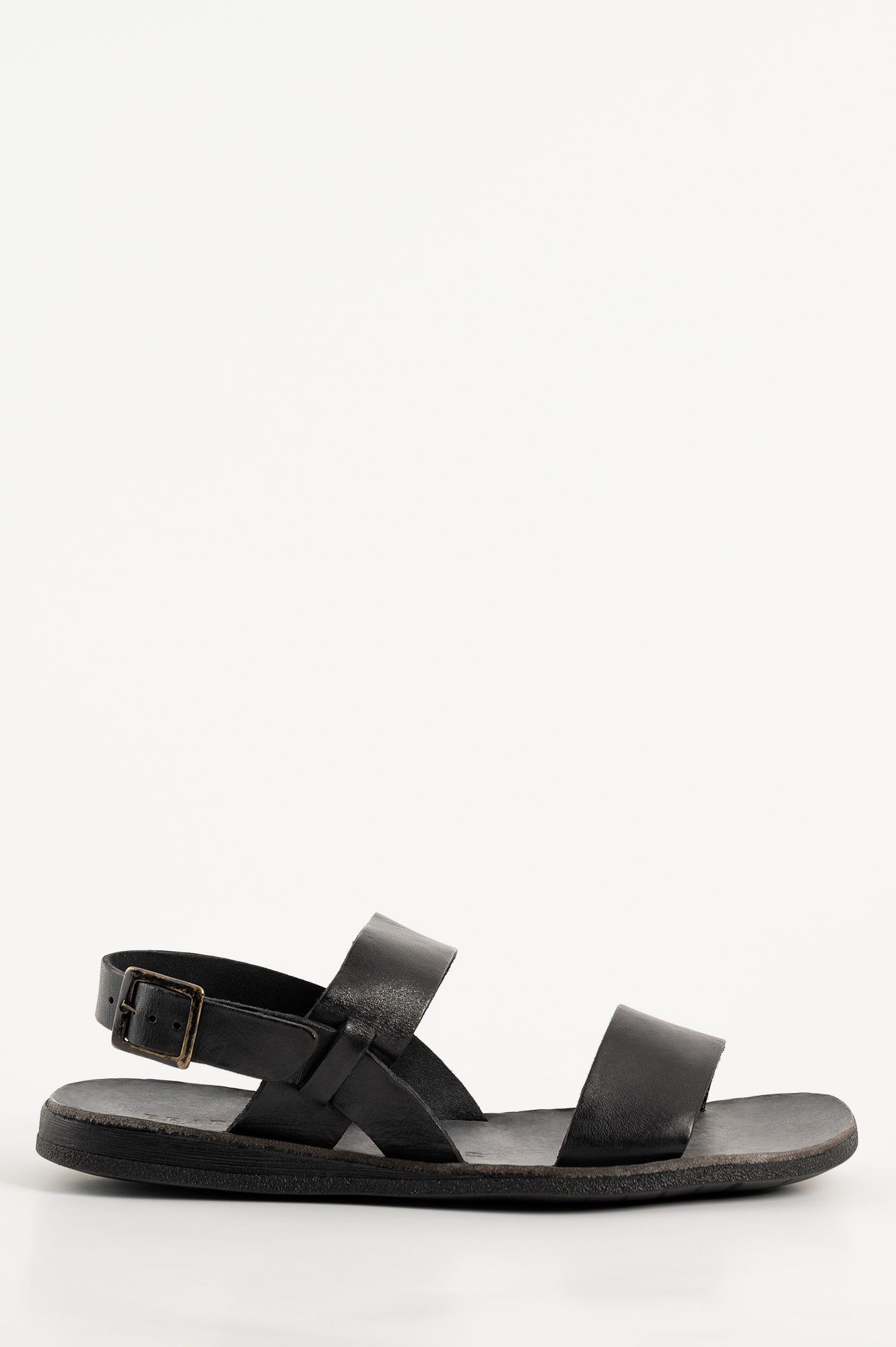 Sandal 239 | Black Washed Calfskin