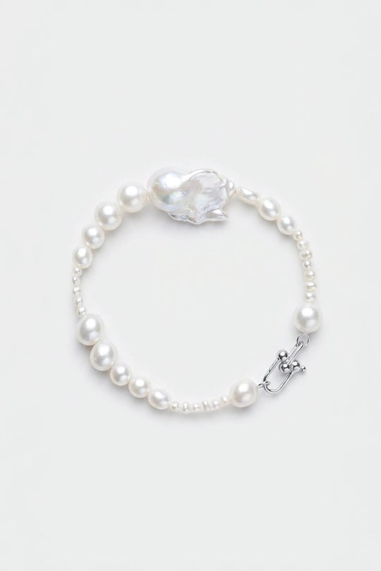 Tide Pearl Bracelet | Sterling Silver