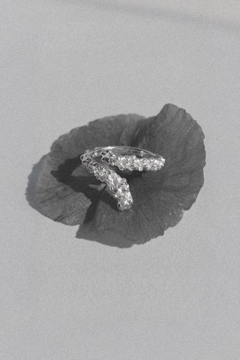 Crystalline Coil Ring | Sterling Silver